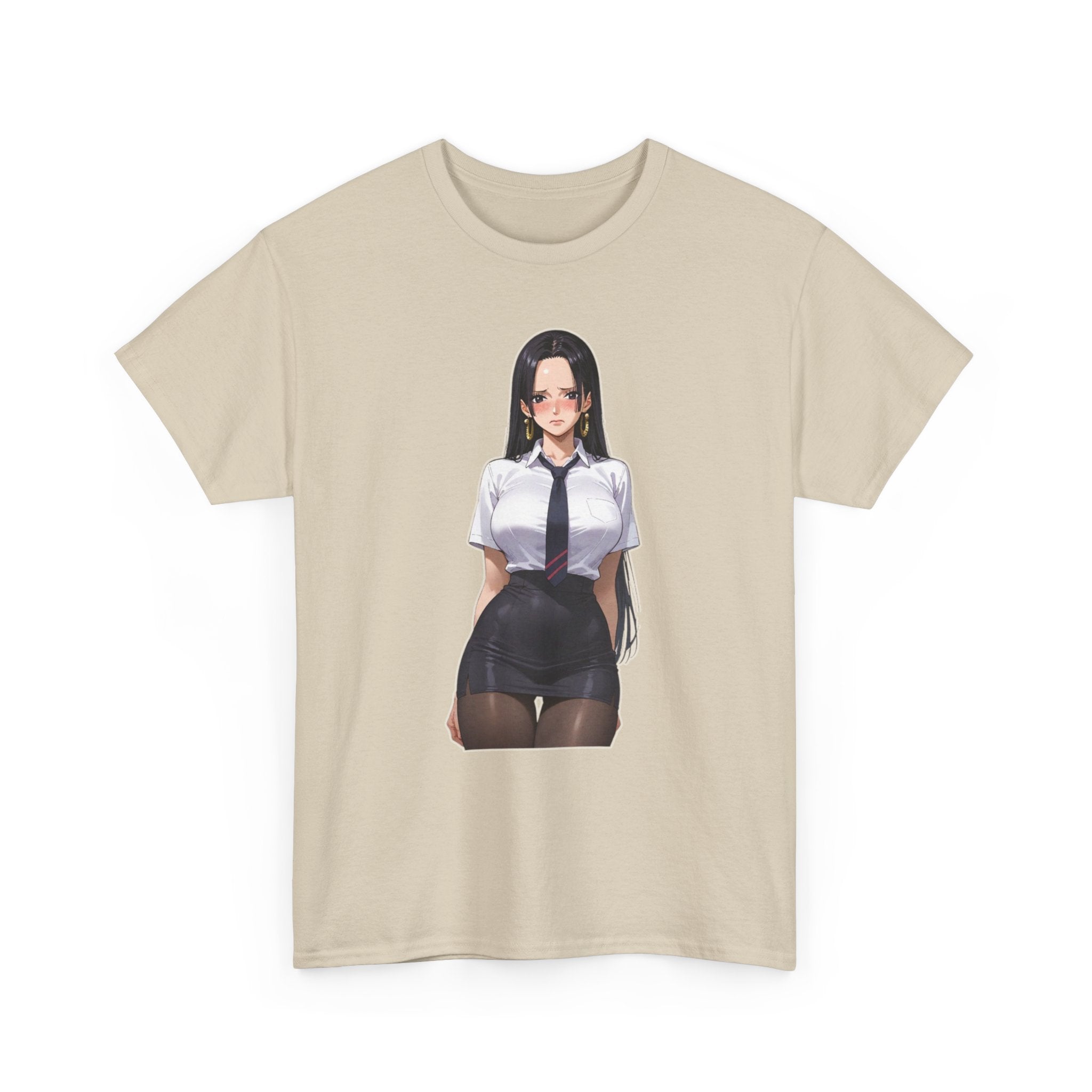 Nico Robin Office Lady Blushing Unisex Heavy Cotton Tee