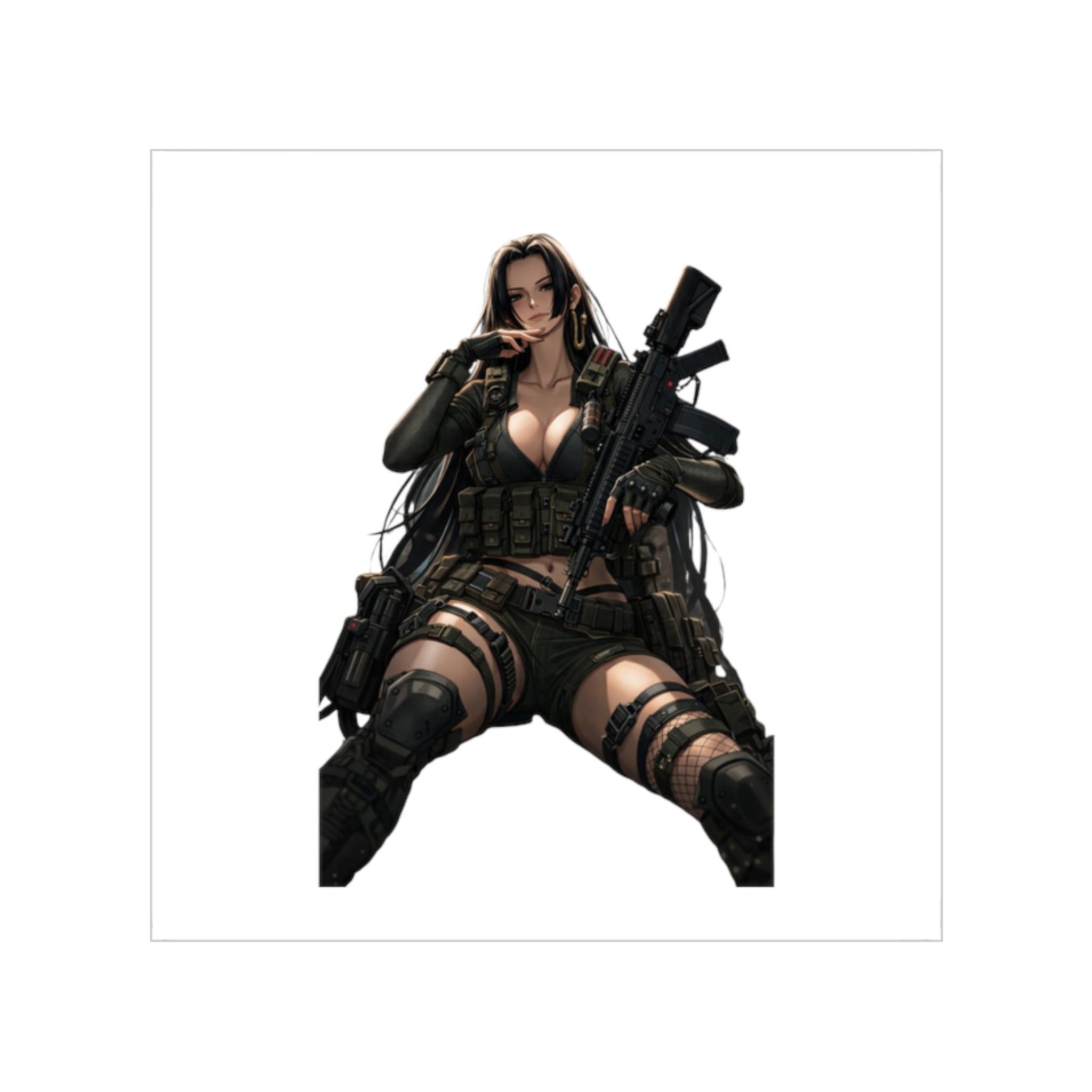 Boa Hancock Tactical Waifu Sticker