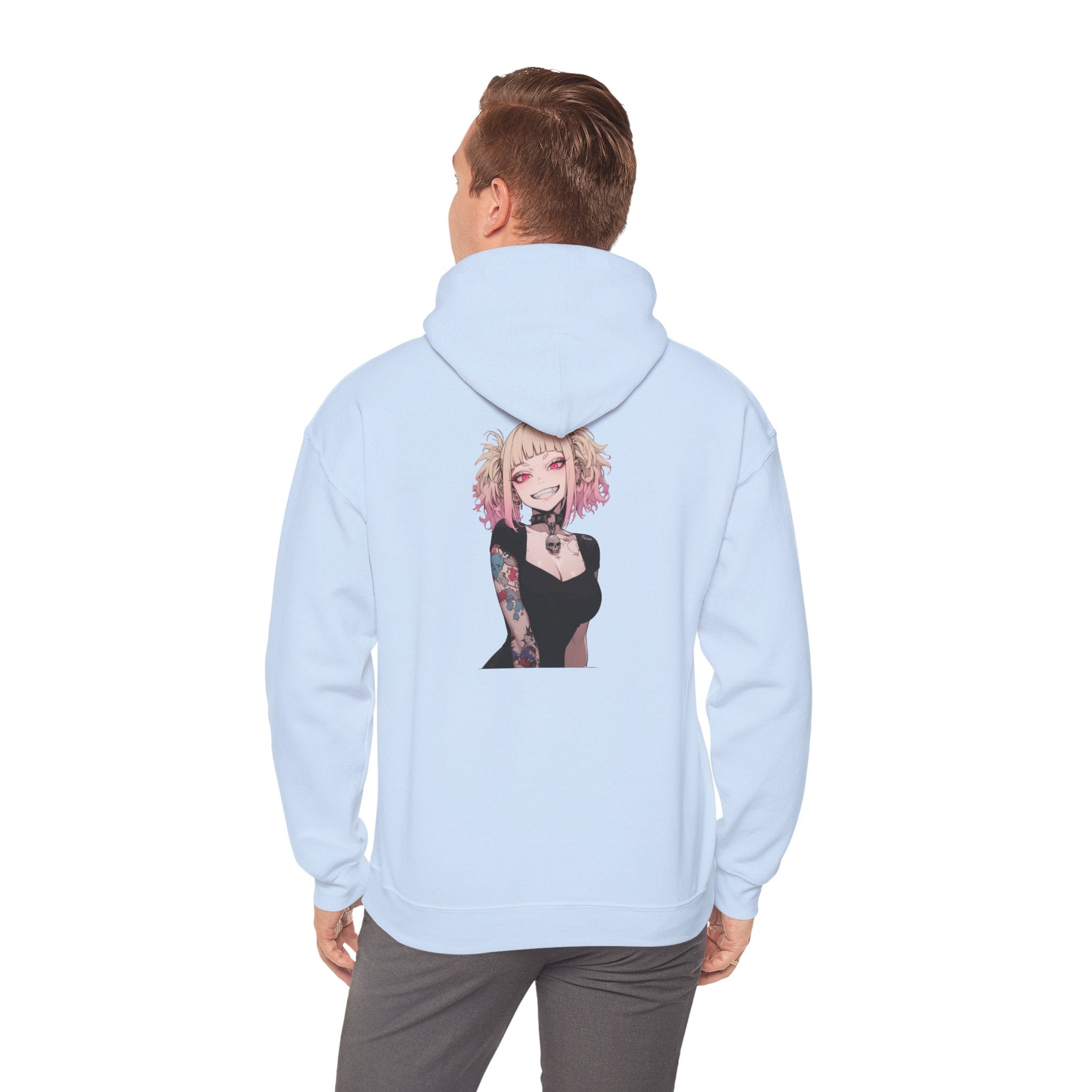 Gothic Himiko Toga Tattooed Crazy Unisex Heavy Blend™ Hooded Sweatshirt
