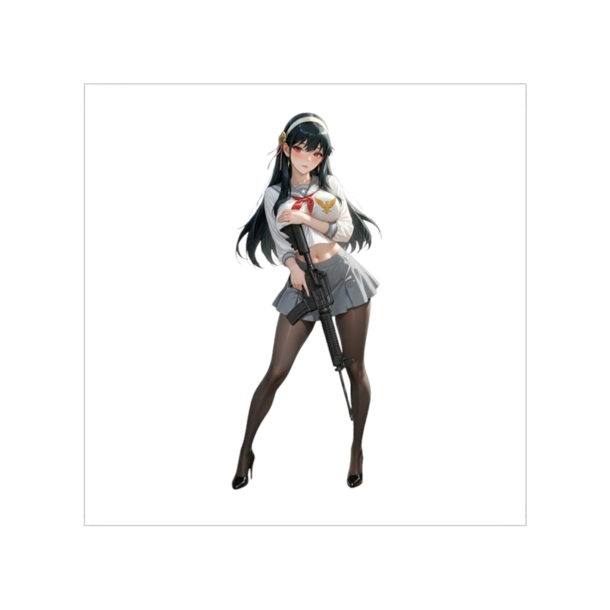 Yor Forger Student Tactical Waifu Sticker