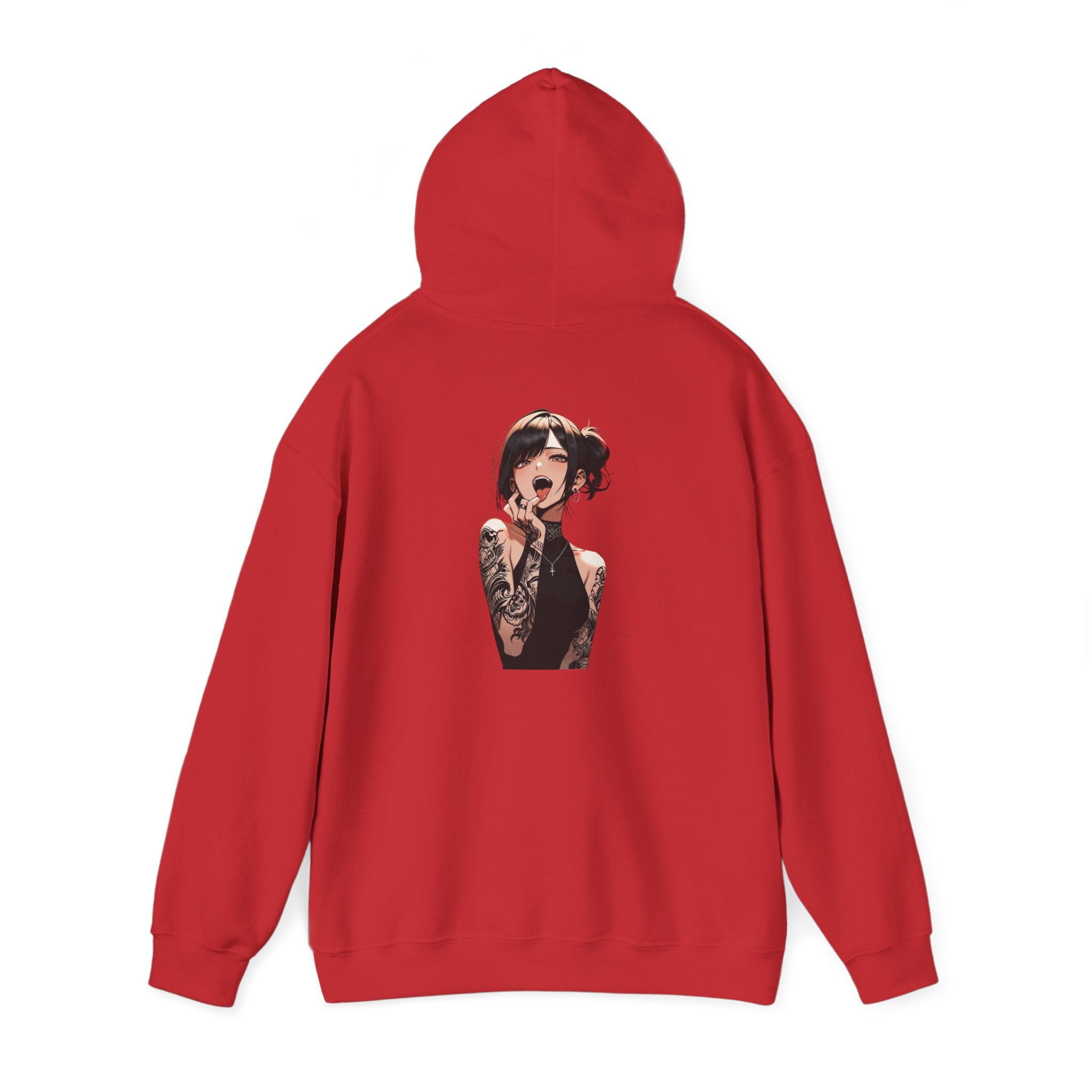 Gothic Himiko Toga Tattooed Ahegao Unisex Heavy Blend™ Hooded Sweatshirt