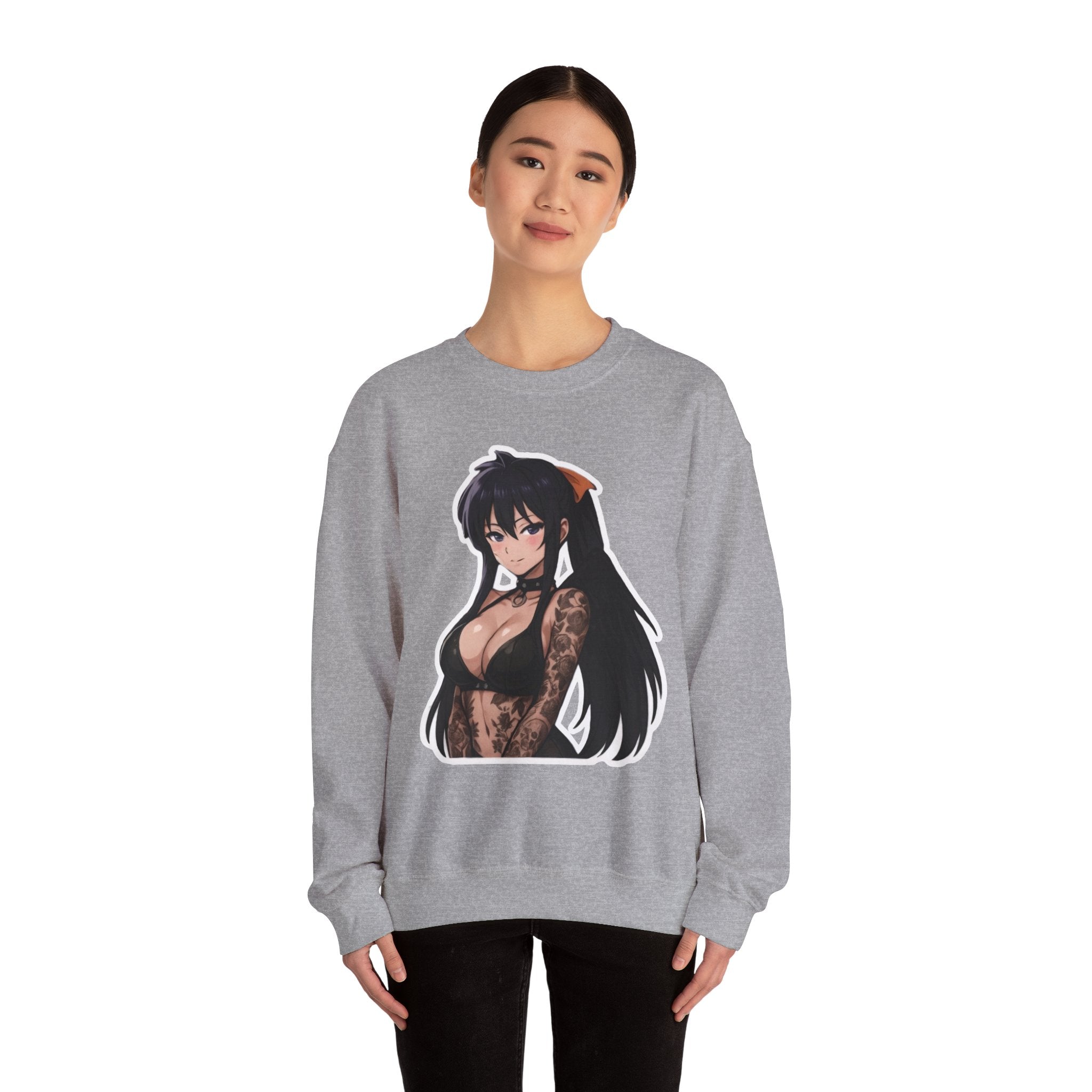 Akeno Himejima Unisex Heavy Blend™ Crewneck Sweatshirt