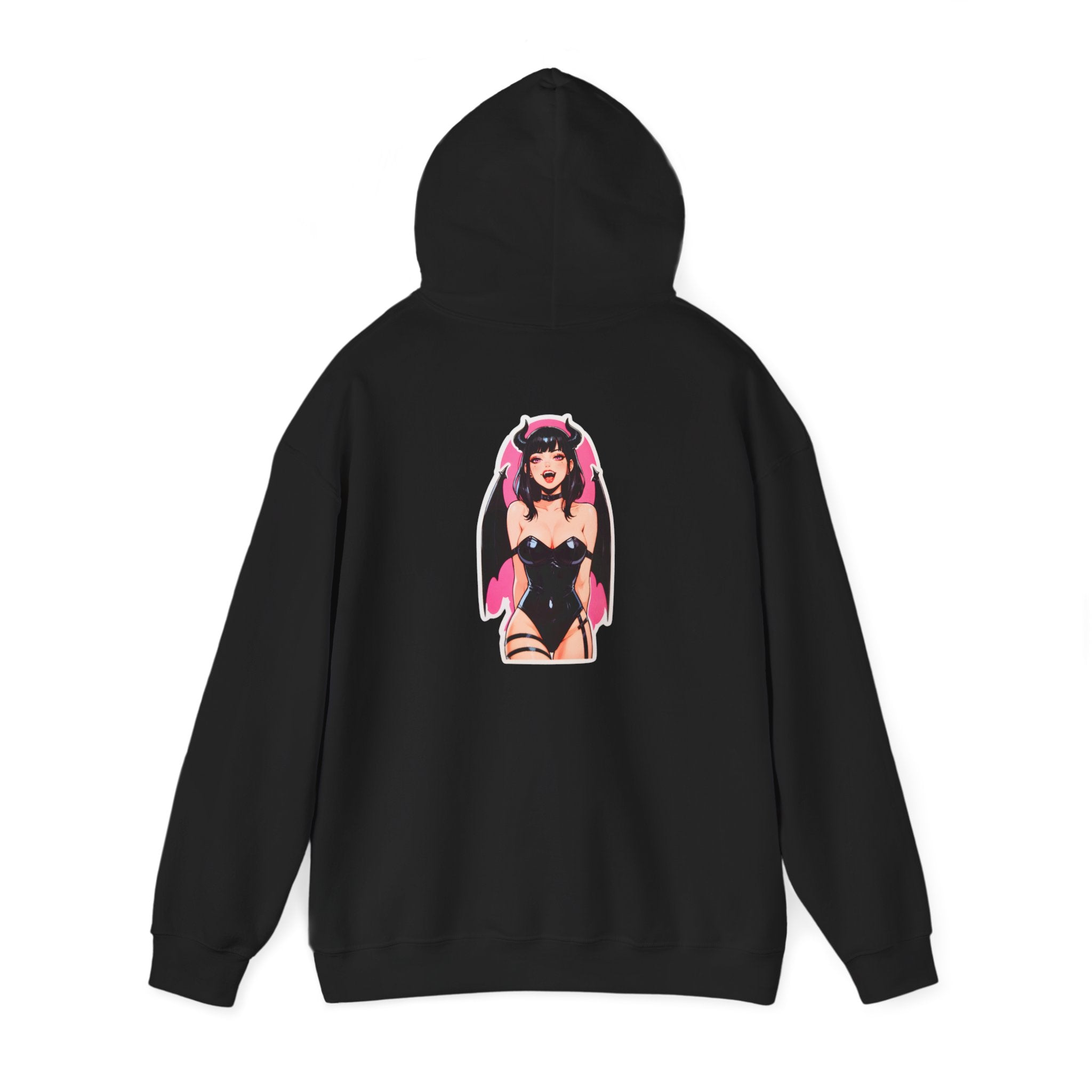 Succubus Ahegao Dark Gothic Unisex Heavy Blend™ Hooded Sweatshirt