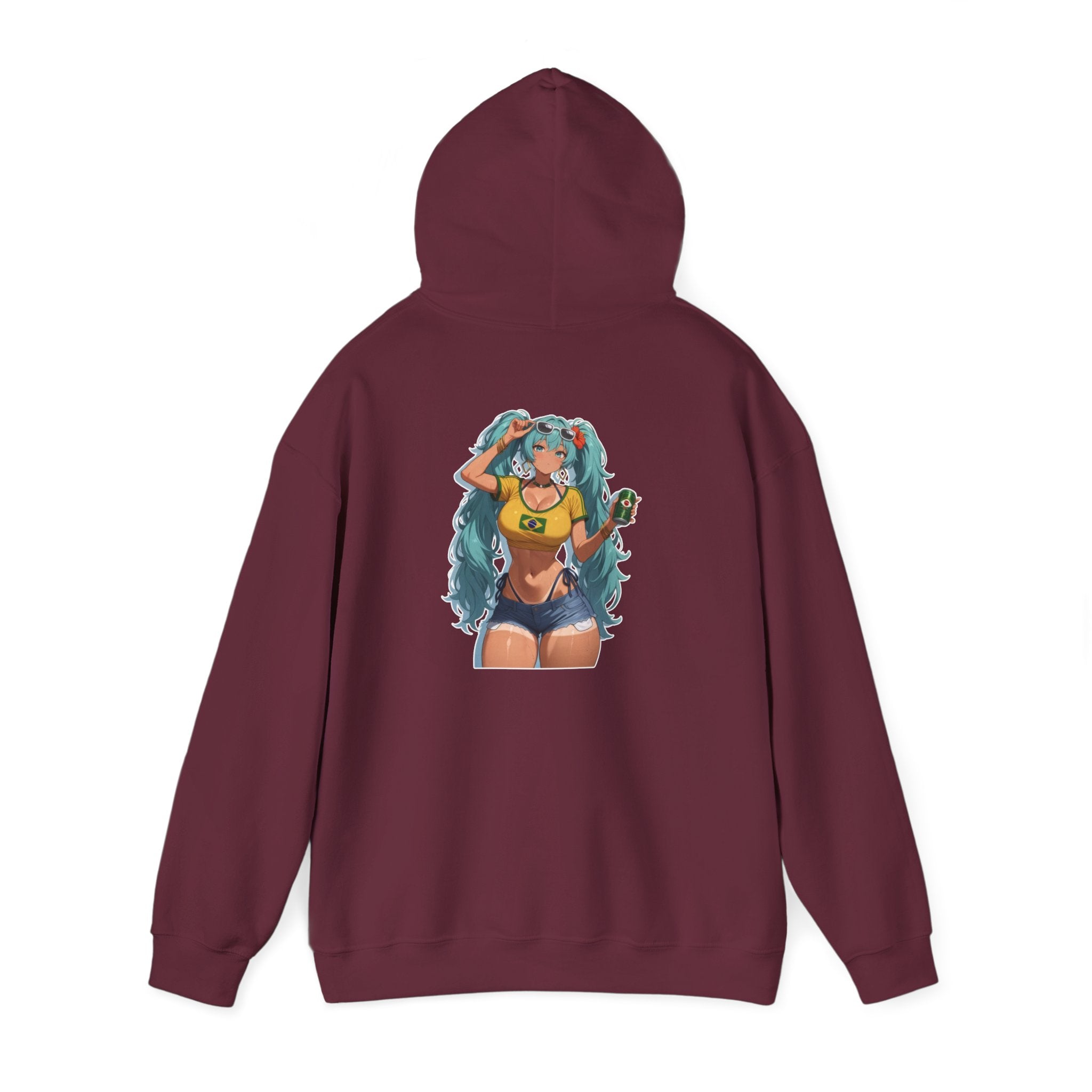 Hatsune Miku Brazil Girl Unisex Heavy Blend™ Hooded Sweatshirt