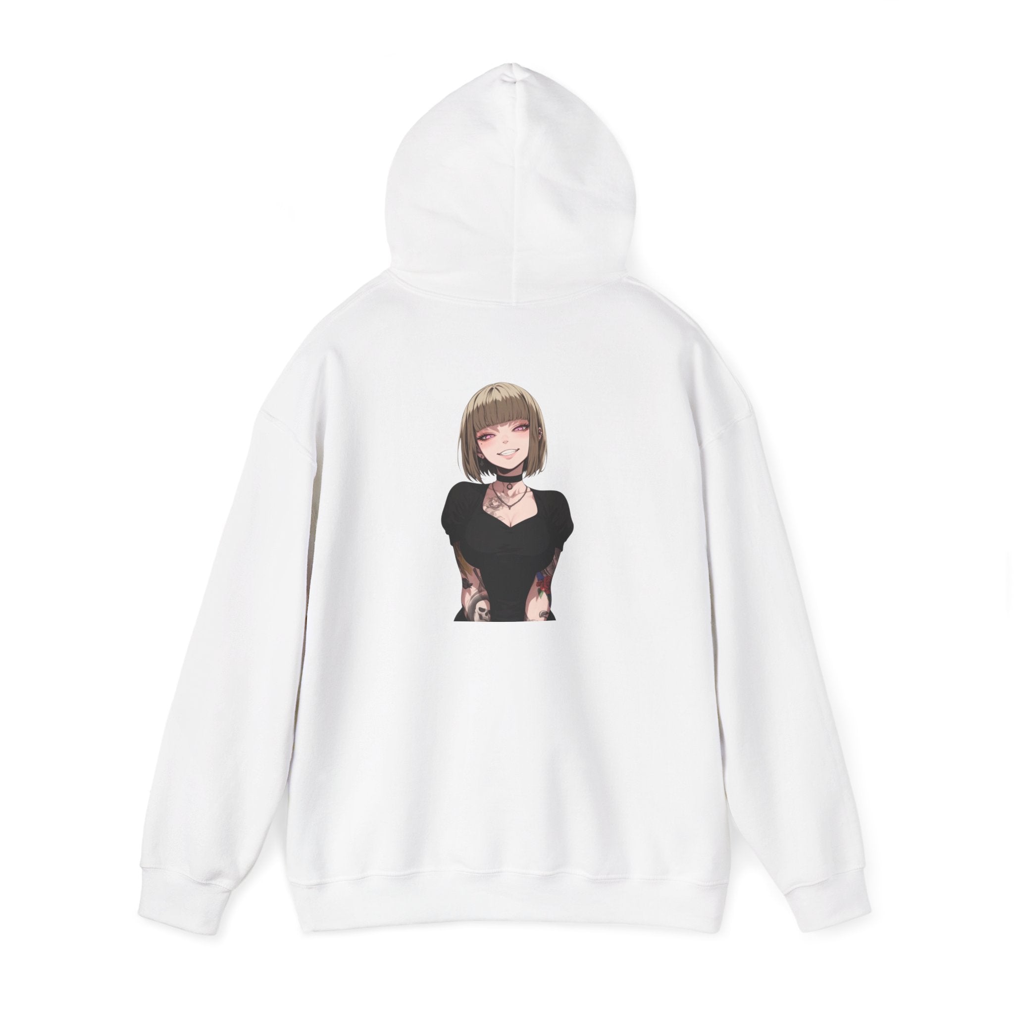 Sexy Style Himiko Toga Skull Tattooed Unisex Heavy Blend™ Hooded Sweatshirt