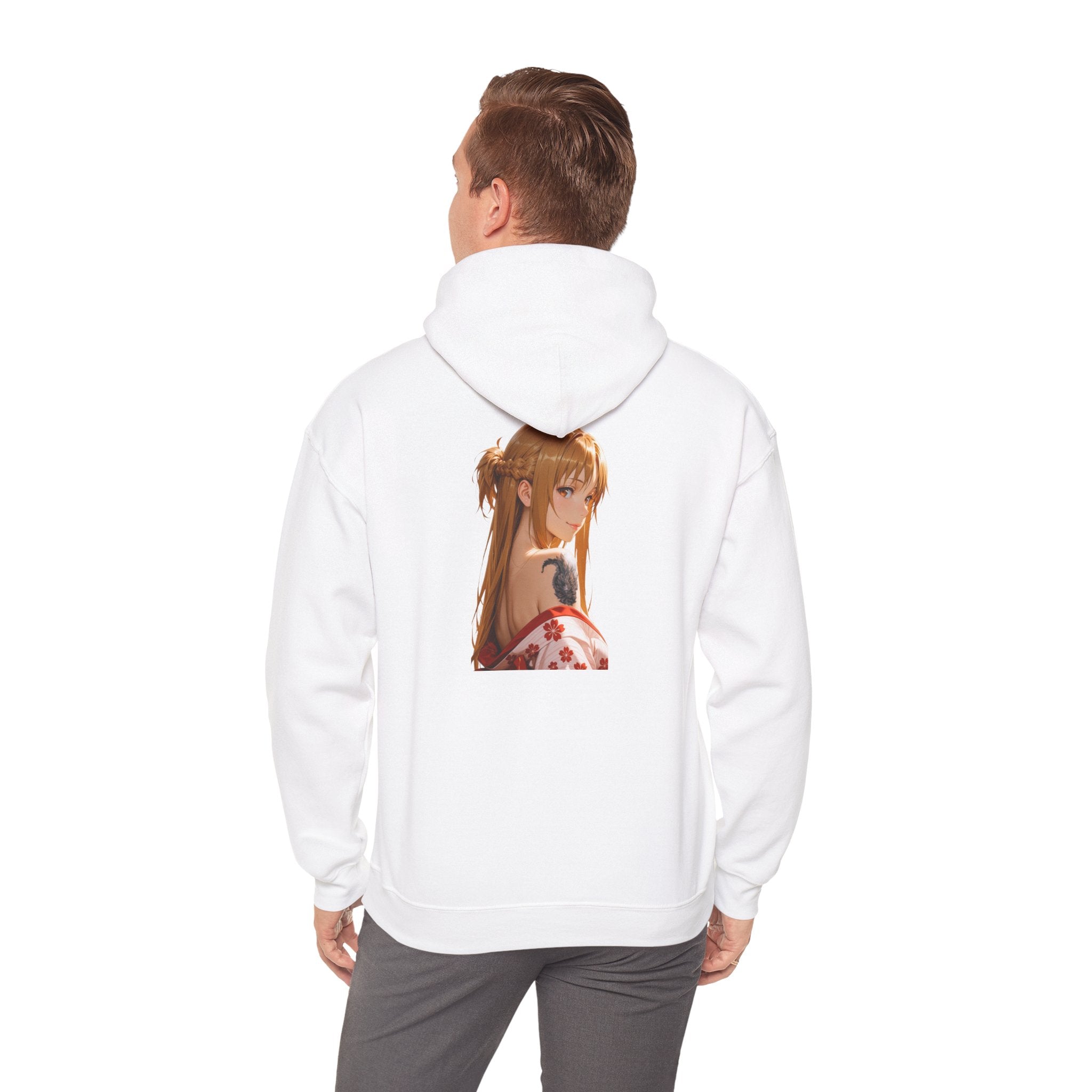 Asuna Kimono Tattoo Unisex Heavy Blend™ Hooded Sweatshirt