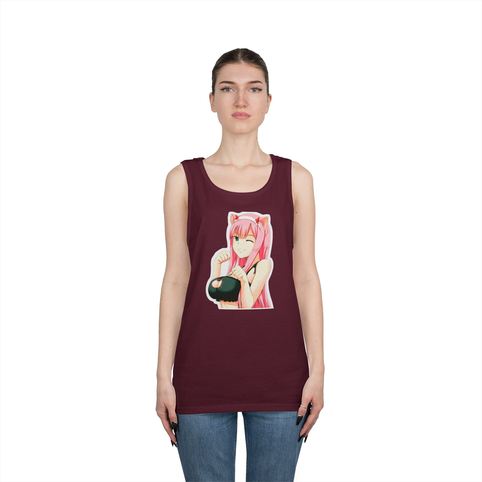 Zero Two Sexy Style Heavy Cotton Tank Top