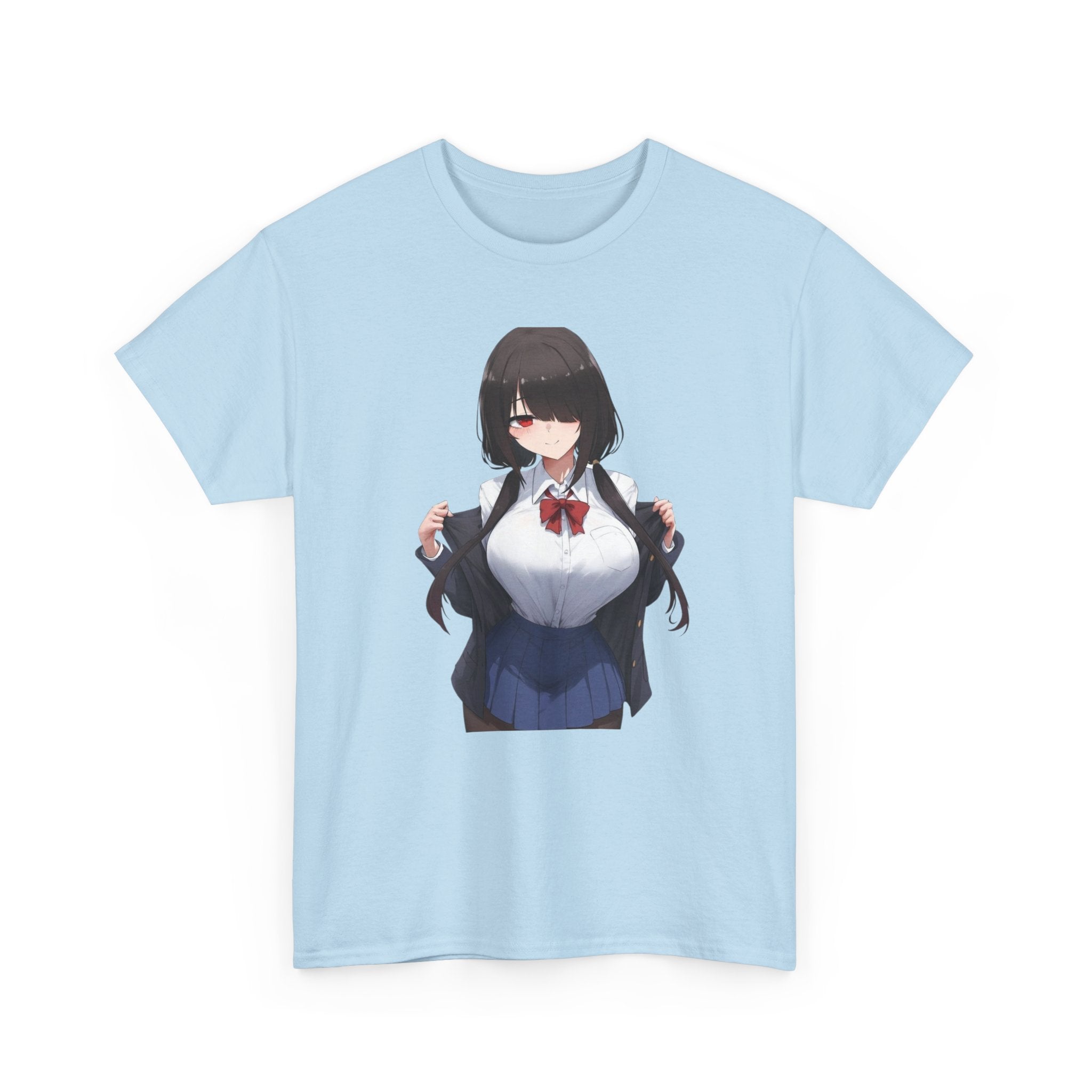Tokisaki Kurum Schoolgirl Gothic Seductive Unisex Heavy Cotton Tee