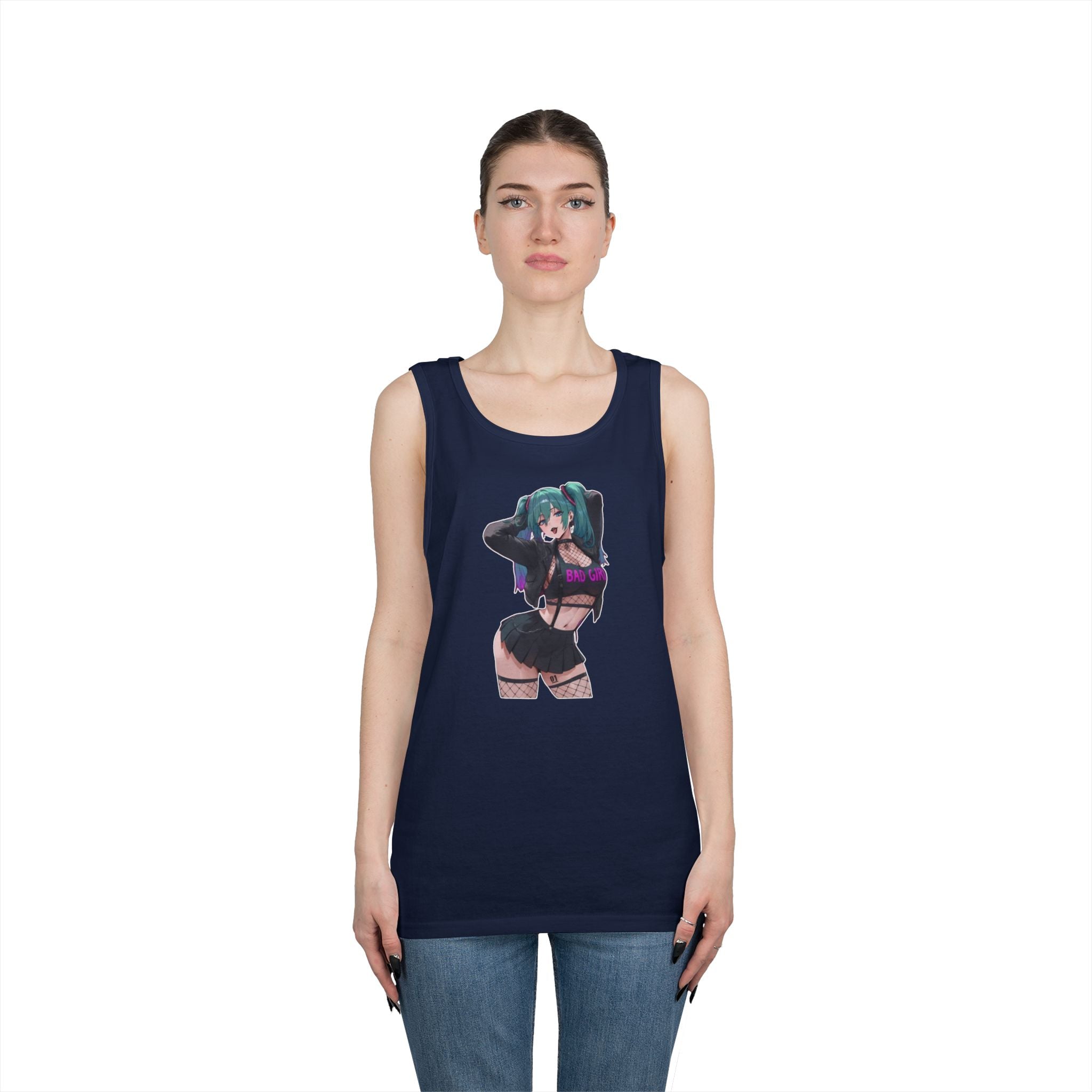 Hatsune Miku Baddie Heavy Cotton Tank Top
