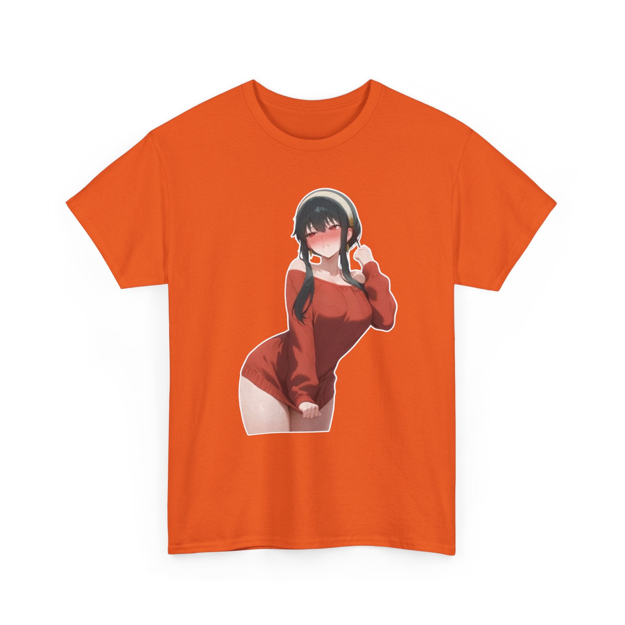 Yor Forger Blushing Waifu Unisex Heavy Cotton Tee
