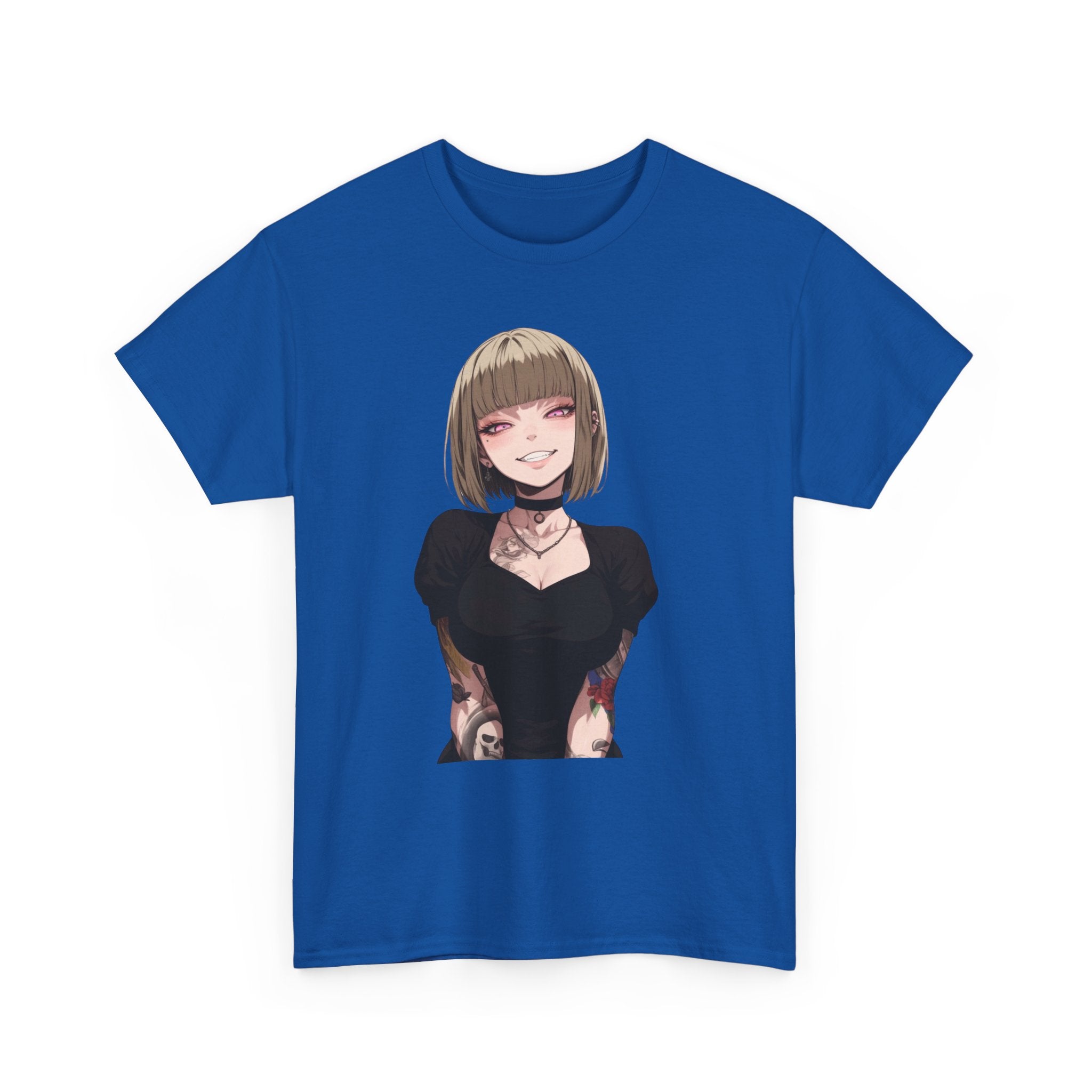Sexy Style Himiko Toga Skull Tattooed Unisex Heavy Cotton Tee