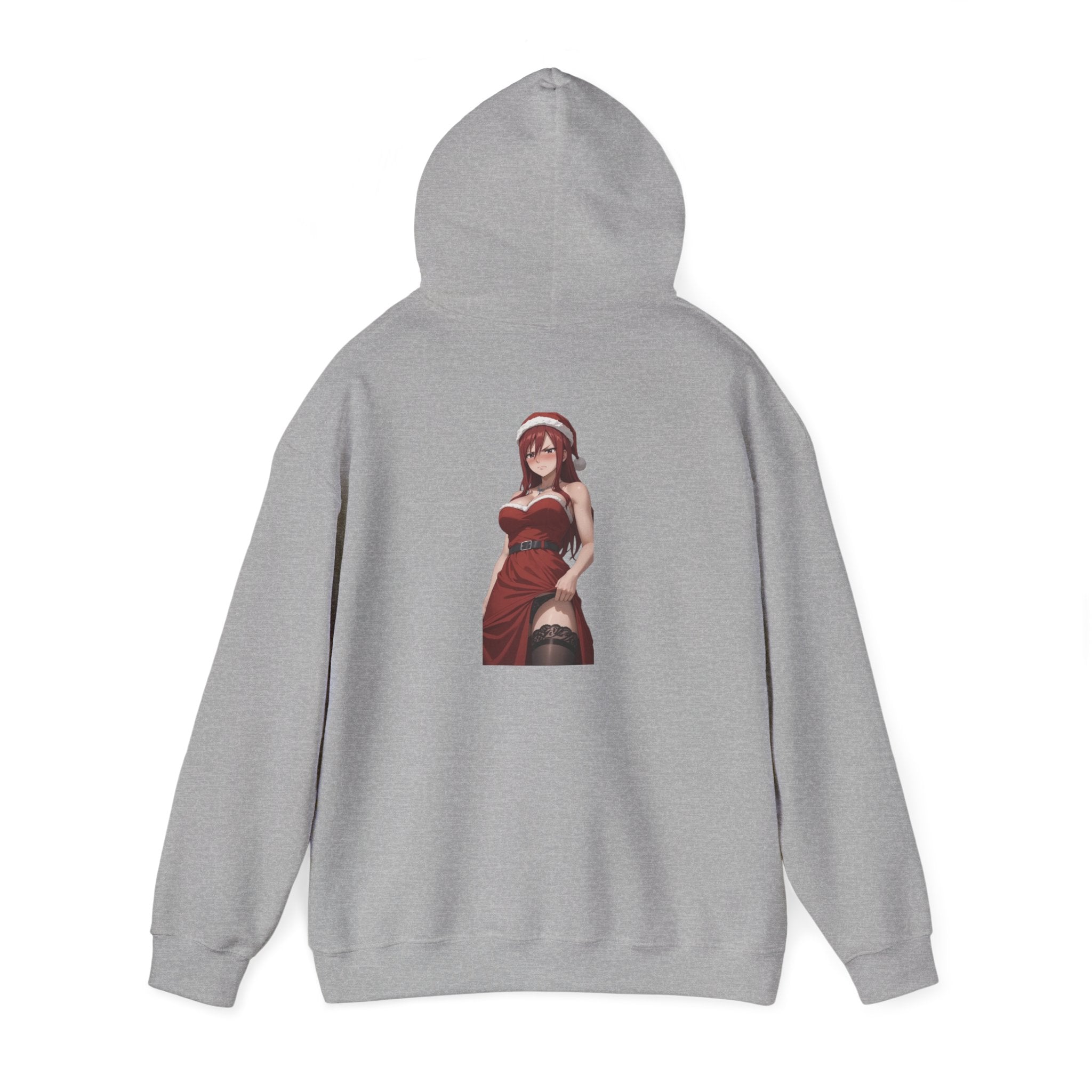 Ezra Scarlet Christmas Themed Angry Anime Unisex Heavy Blend™ Hooded Sweatshirt