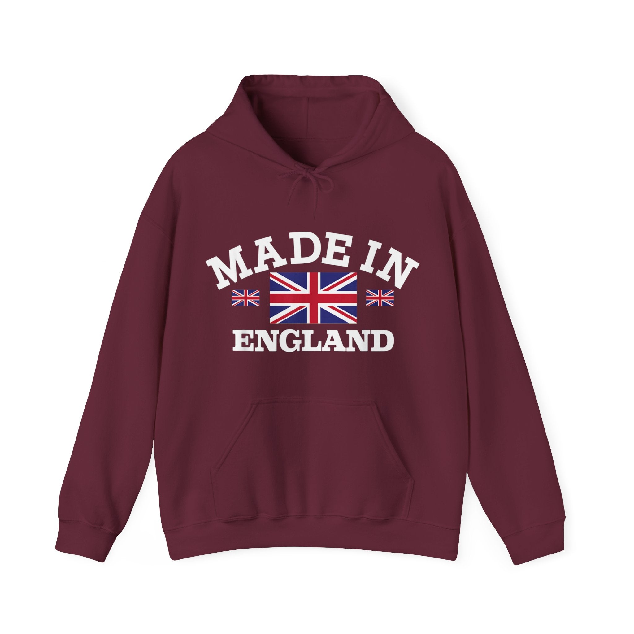 Made in England British Flag Union Jack Unisex Heavy Blend™ Hooded Sweatshirt