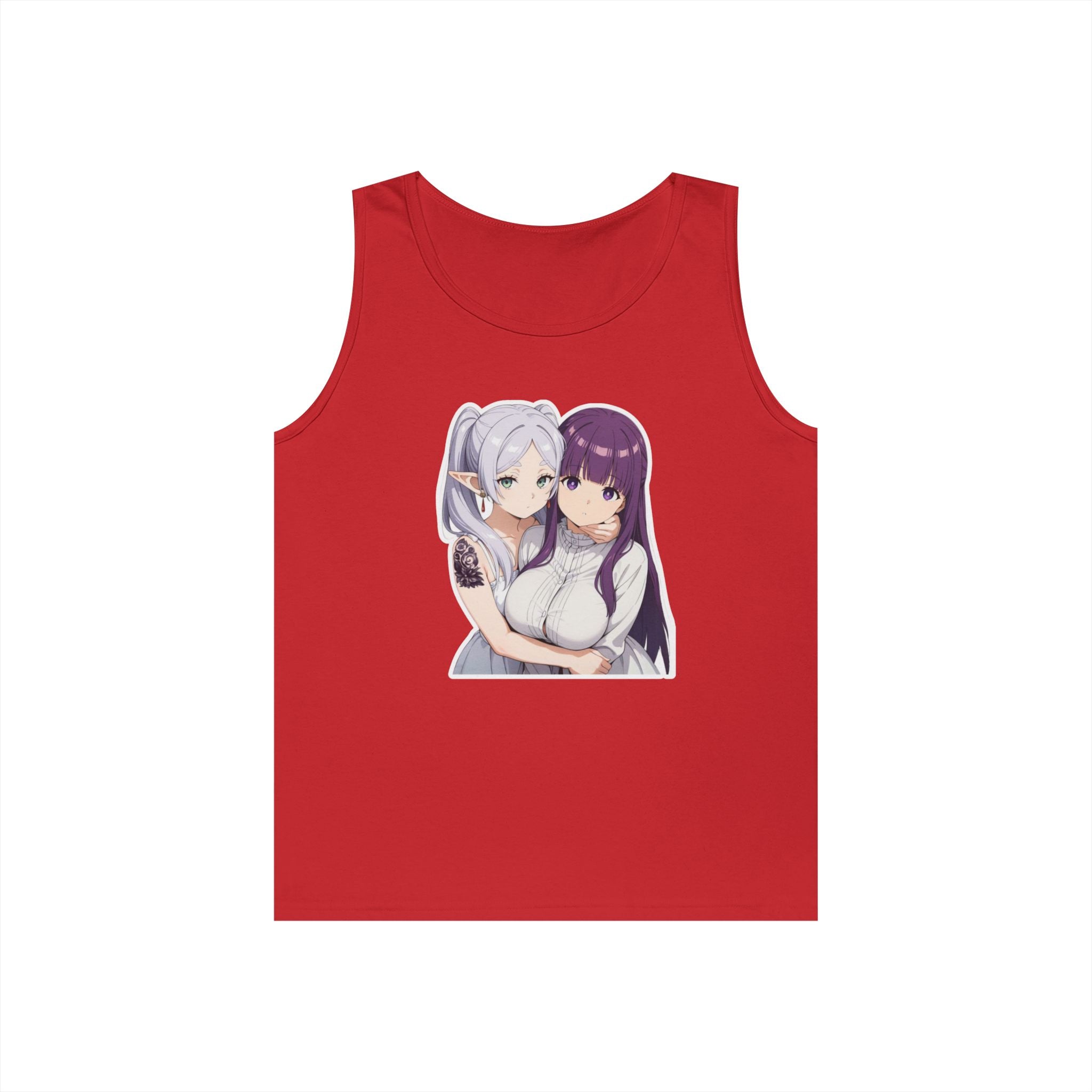 Fern x Frieren Waifu Heavy Cotton Tank Top
