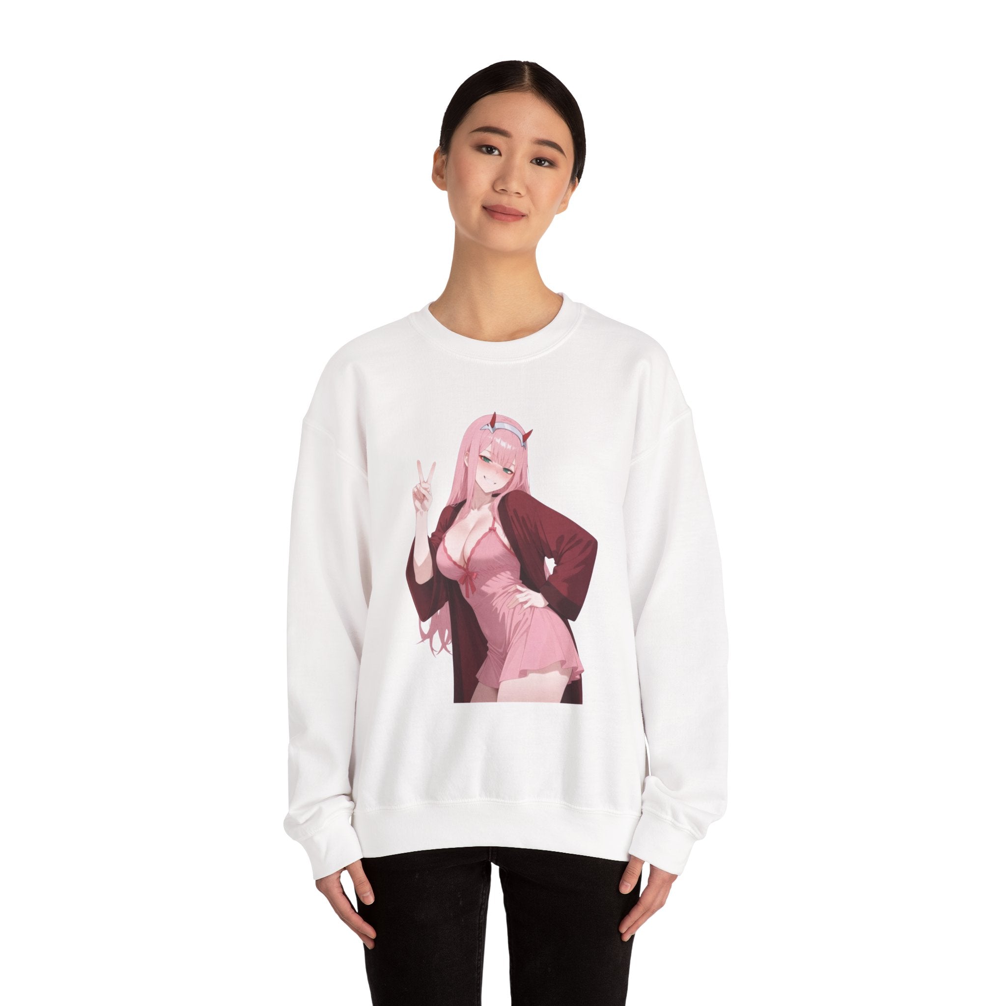 Zero Two Unisex Heavy Blend™ Crewneck Sweatshirt