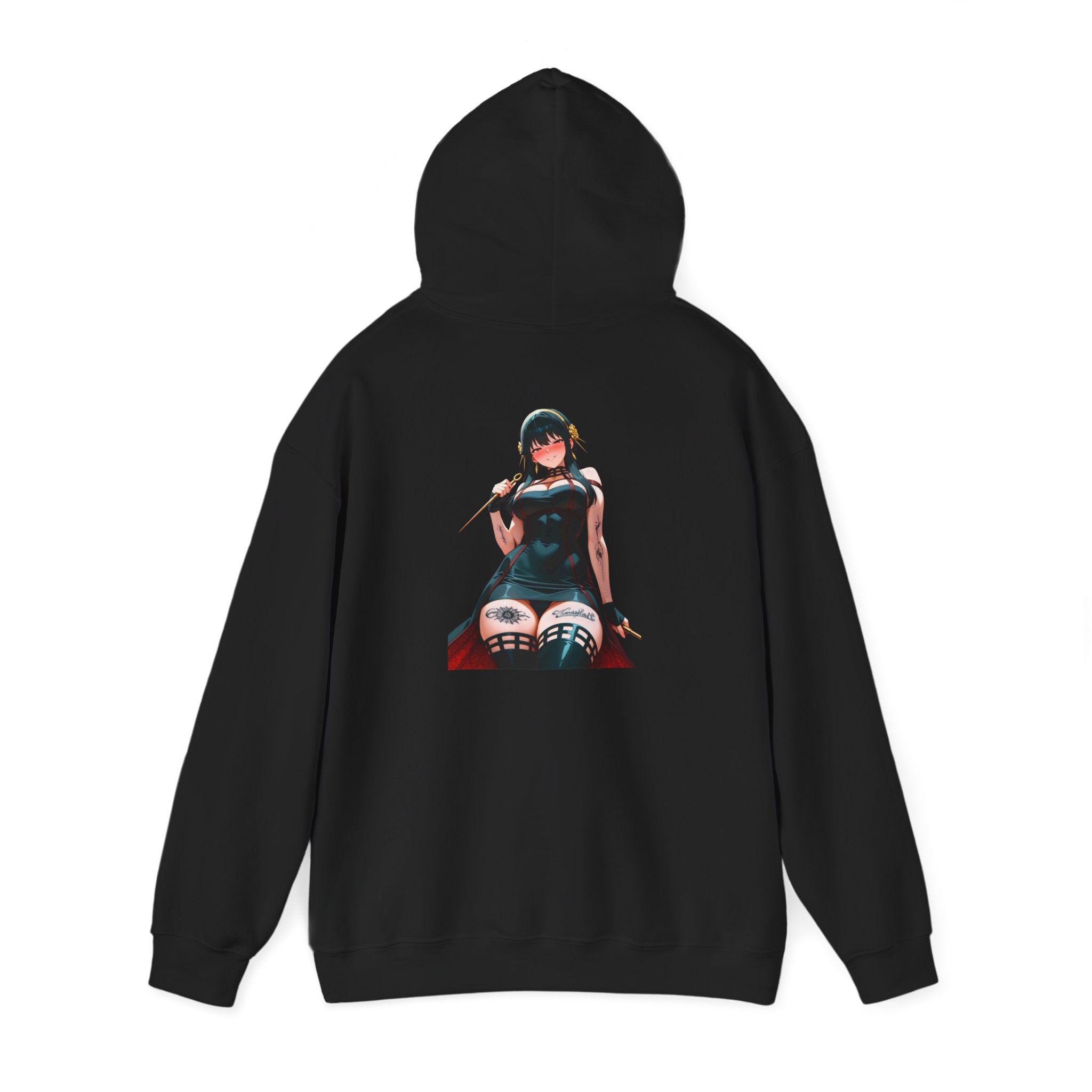 Yor Forger Assassin Gothic Tattooed Unisex Heavy Blend™ Hooded Sweatshirt