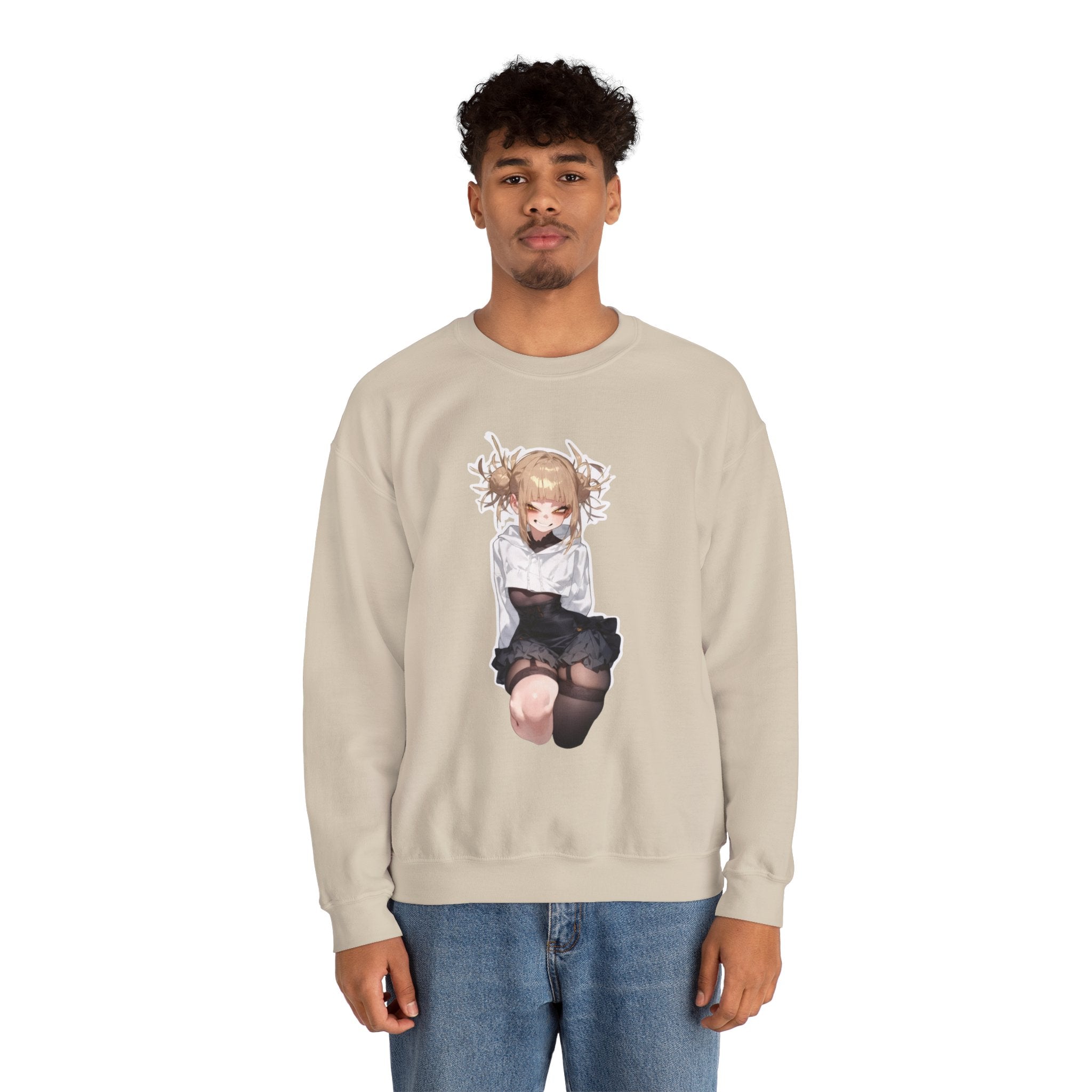 Himiko Toga Crazy Aesthetic Unisex Heavy Blend™ Crewneck Sweatshirt
