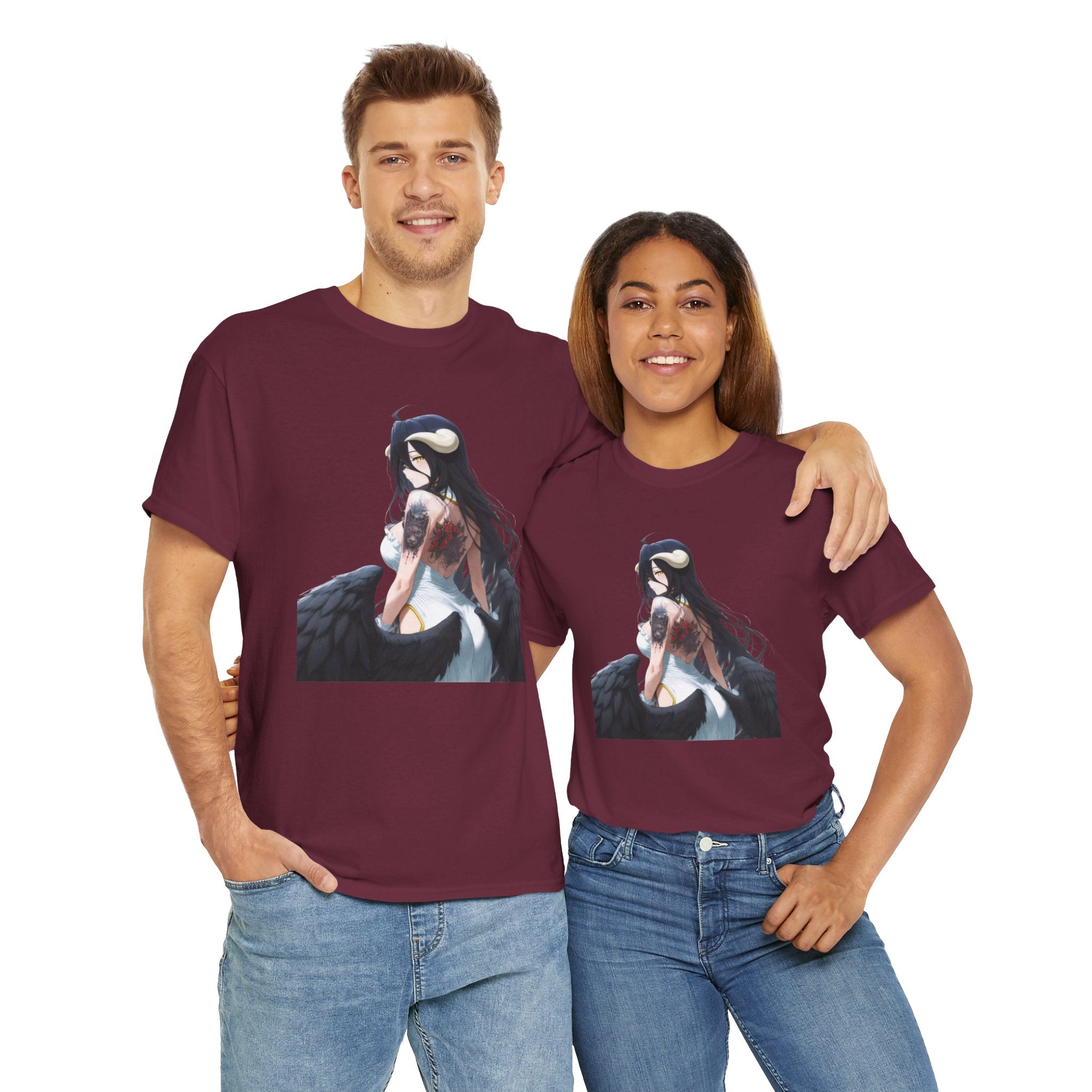 Gothic Albedo Overlord Waifu Unisex Heavy Cotton Tee