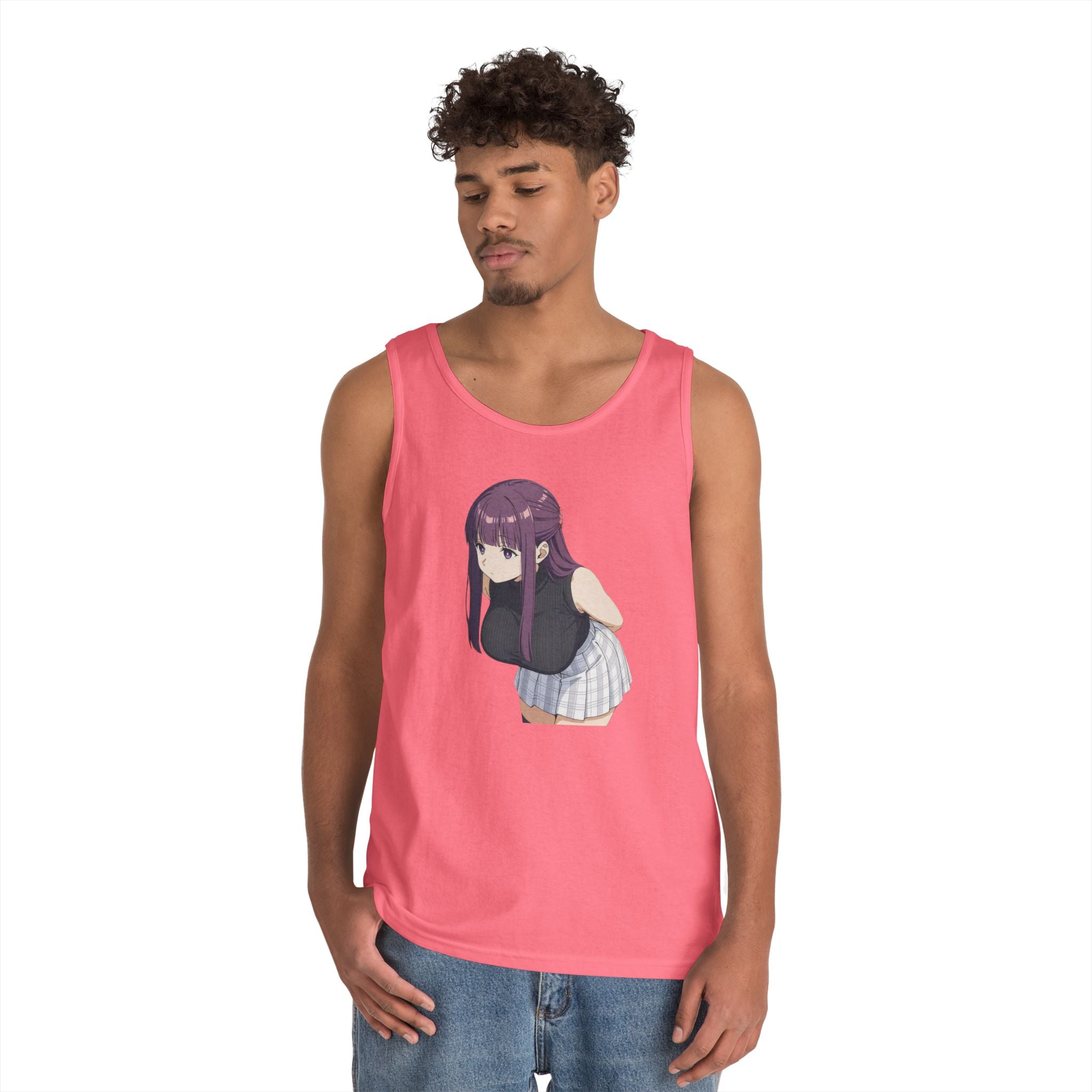Fern Anime Heavy Cotton Tank Top