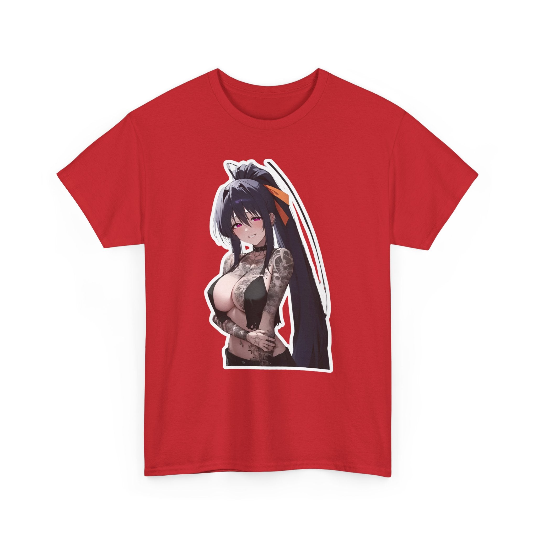 Akeno Himejima Gothic Tattooed Unisex Heavy Cotton Tee