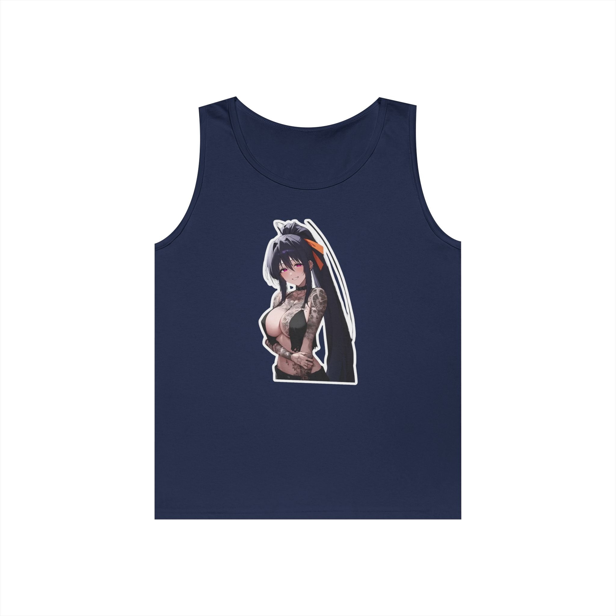 Akeno Himejima Gothic Tattooed Heavy Cotton Tank Top