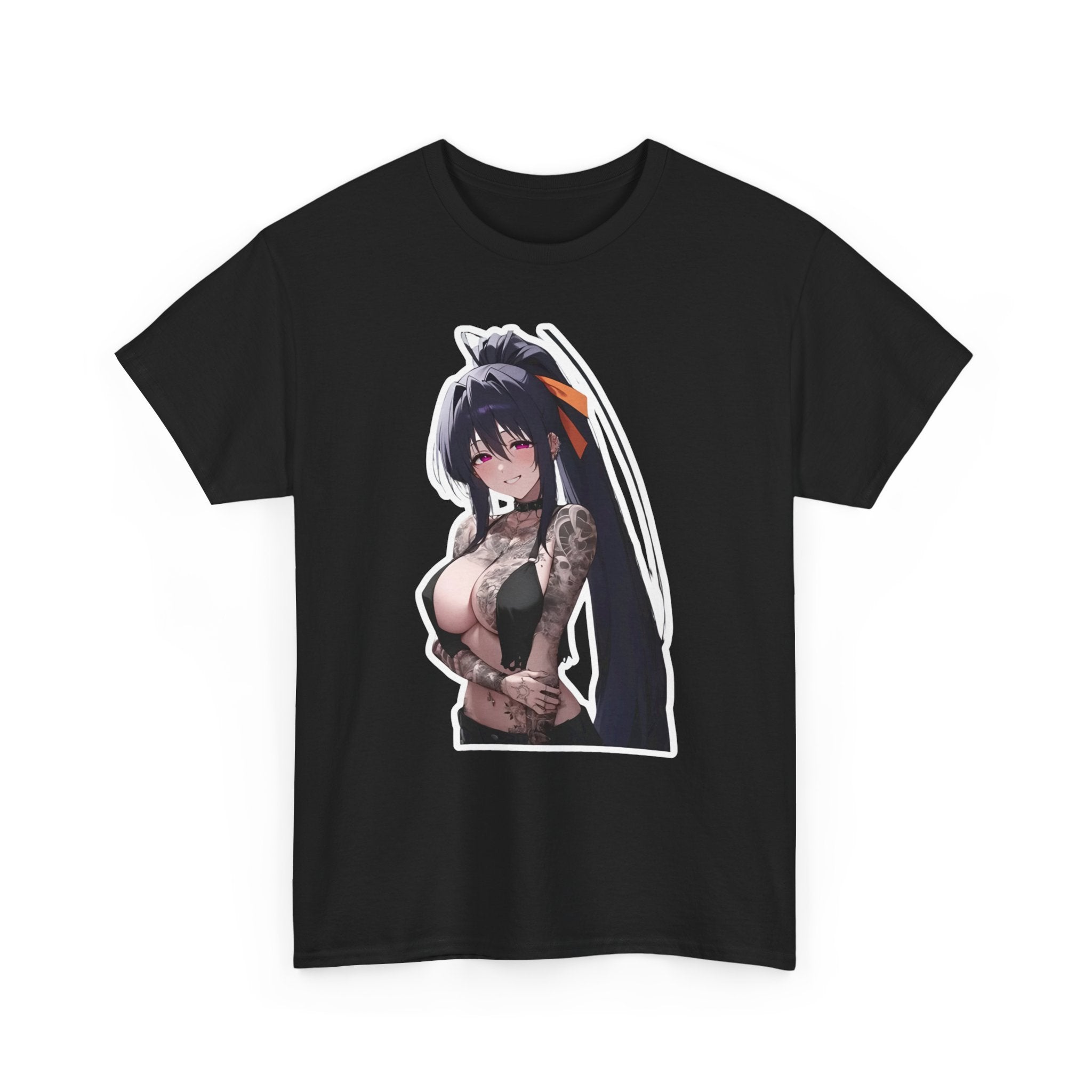 Akeno Himejima Gothic Tattooed Unisex Heavy Cotton Tee