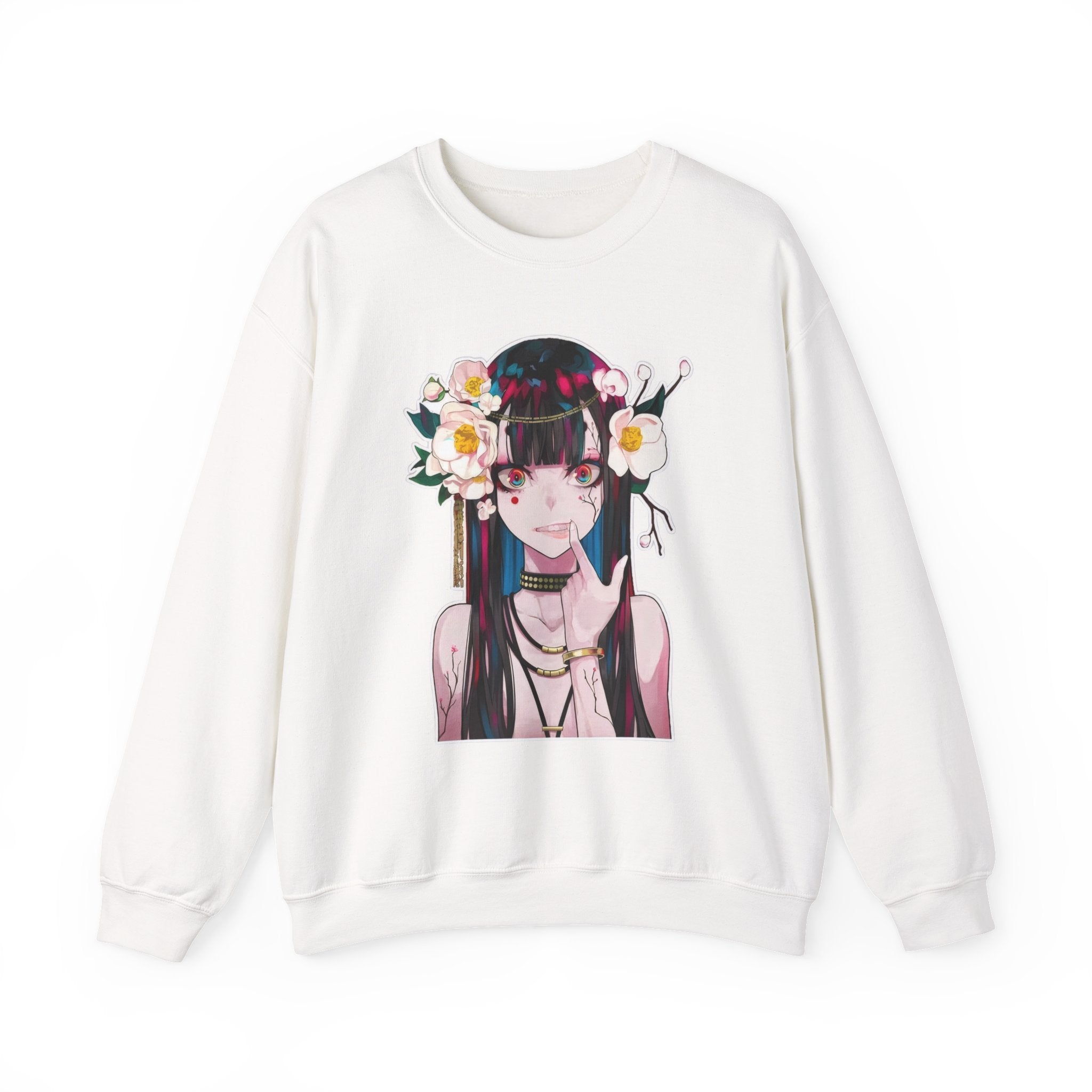 Vampire Girl Dark Fantasy Unisex Heavy Blend™ Crewneck Sweatshirt