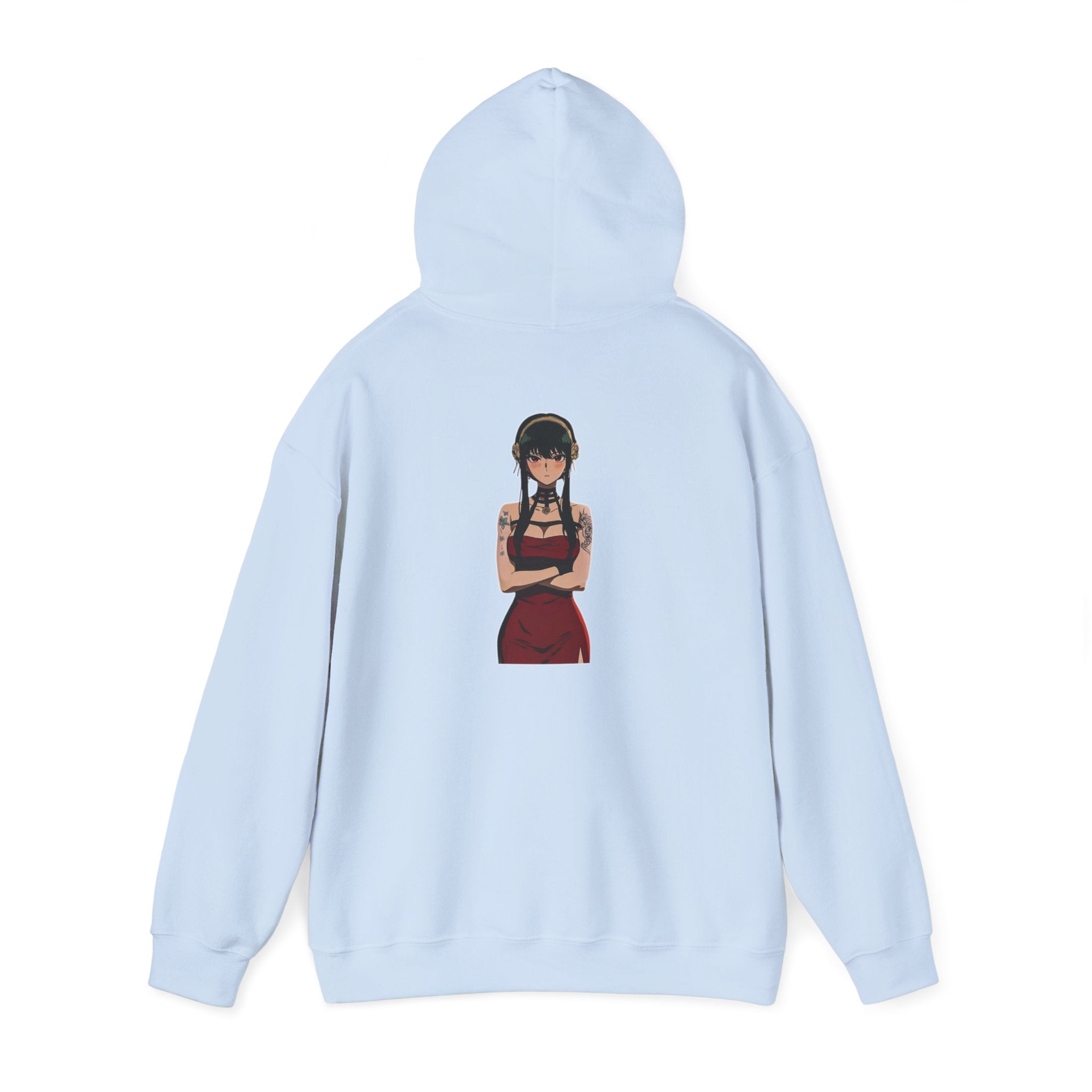 Yor Forger Elegant Tattooed Anime Unisex Heavy Blend™ Hooded Sweatshirt