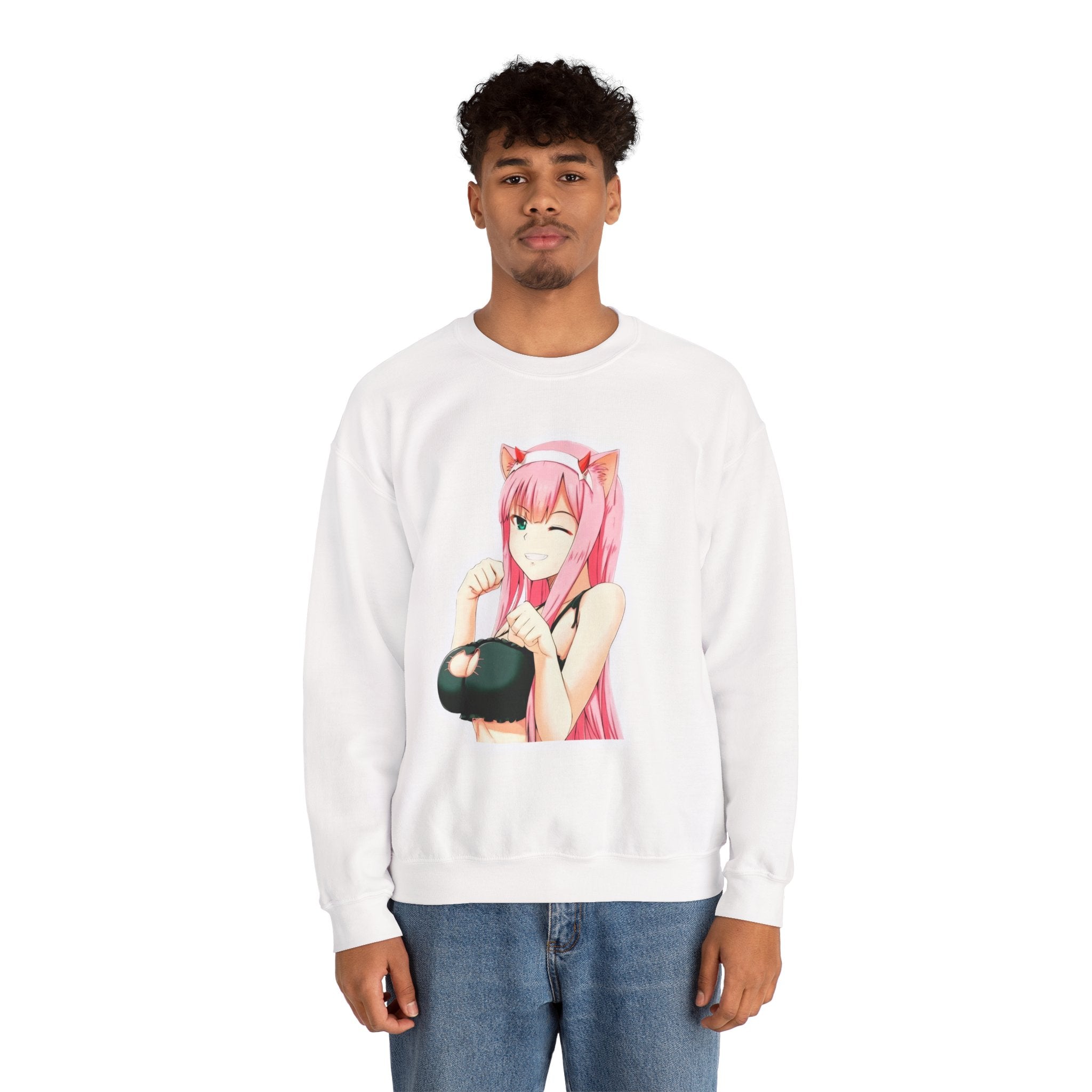 Zero Two Sexy Style Unisex Heavy Blend™ Crewneck Sweatshirt