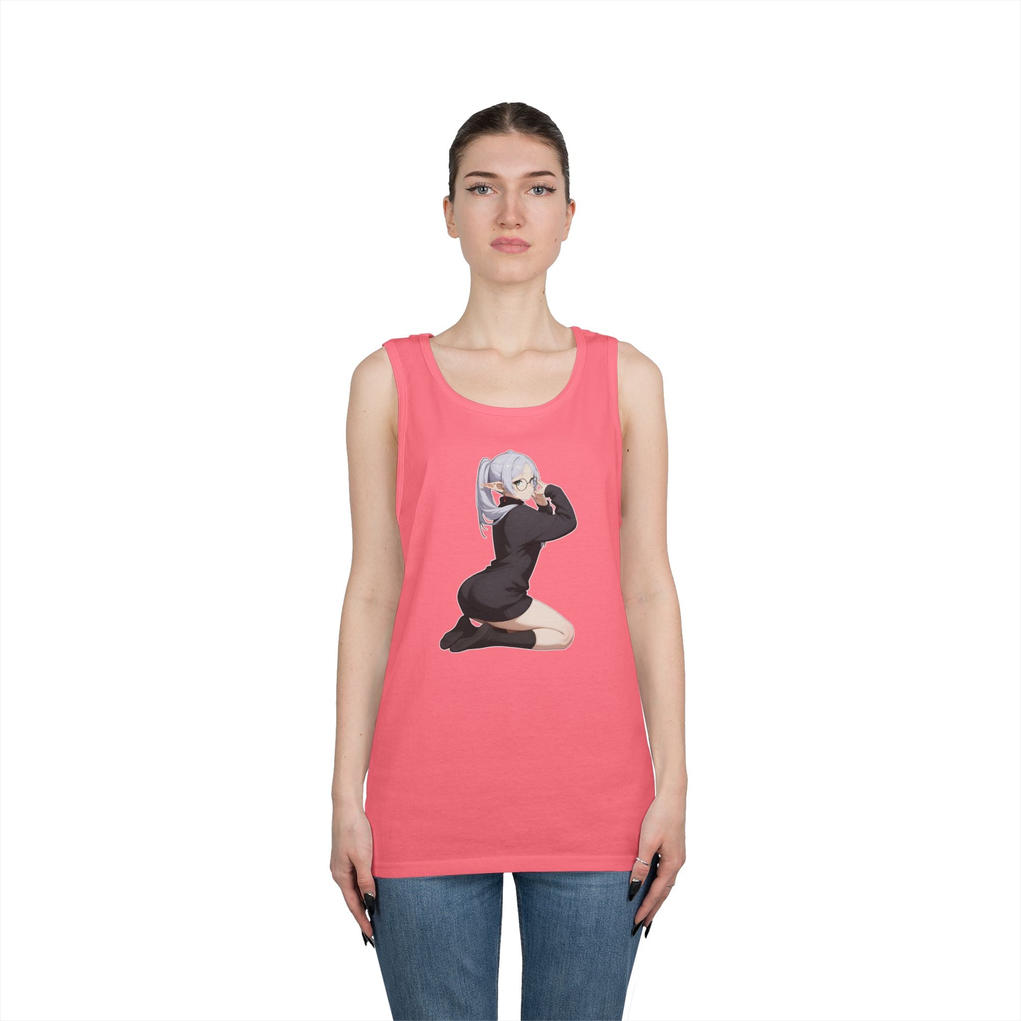 Cute Frieren Heavy Cotton Tank Top