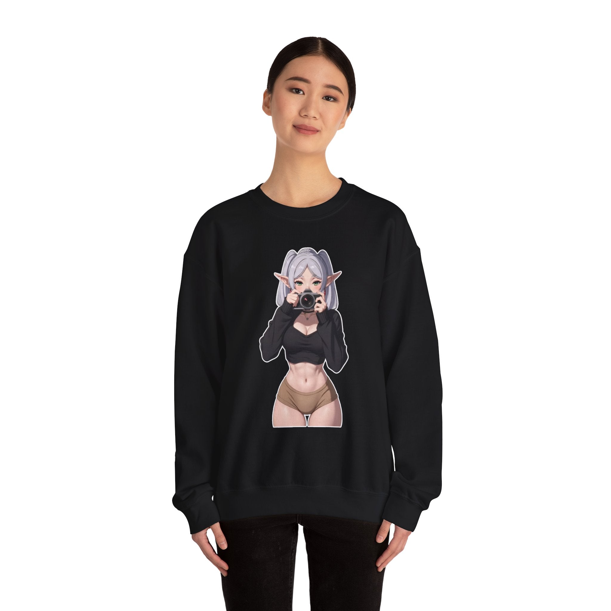 Frieren Cute Unisex Heavy Blend™ Crewneck Sweatshirt
