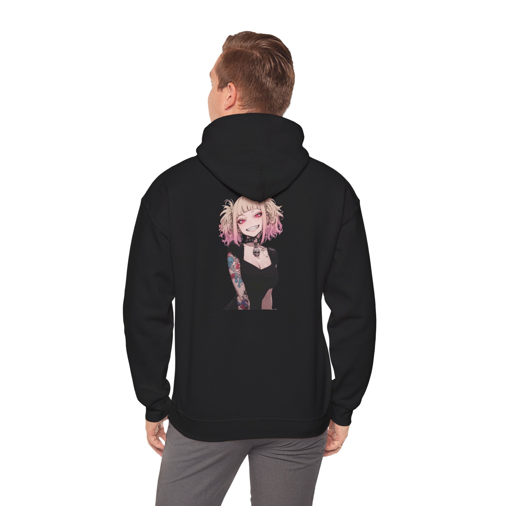Gothic Himiko Toga Tattooed Crazy Unisex Heavy Blend™ Hooded Sweatshirt