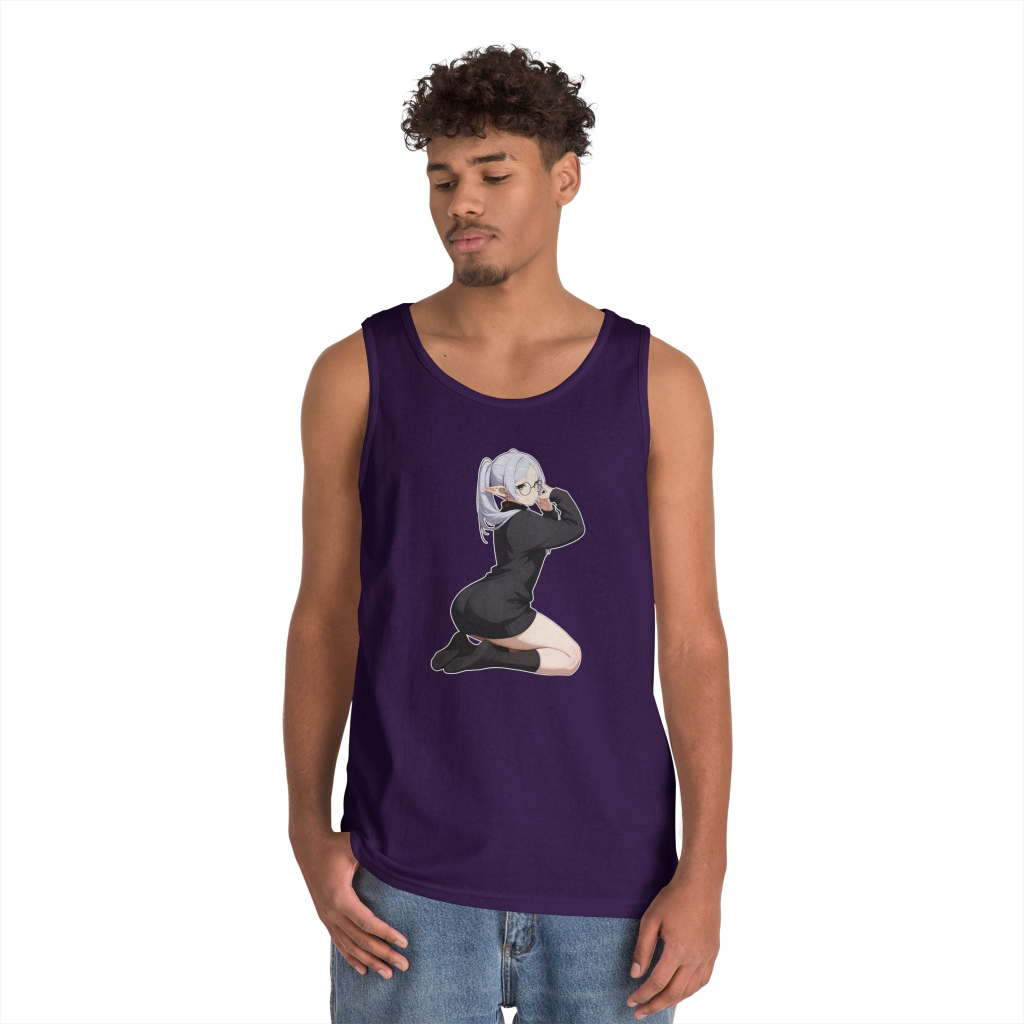 Cute Frieren Heavy Cotton Tank Top
