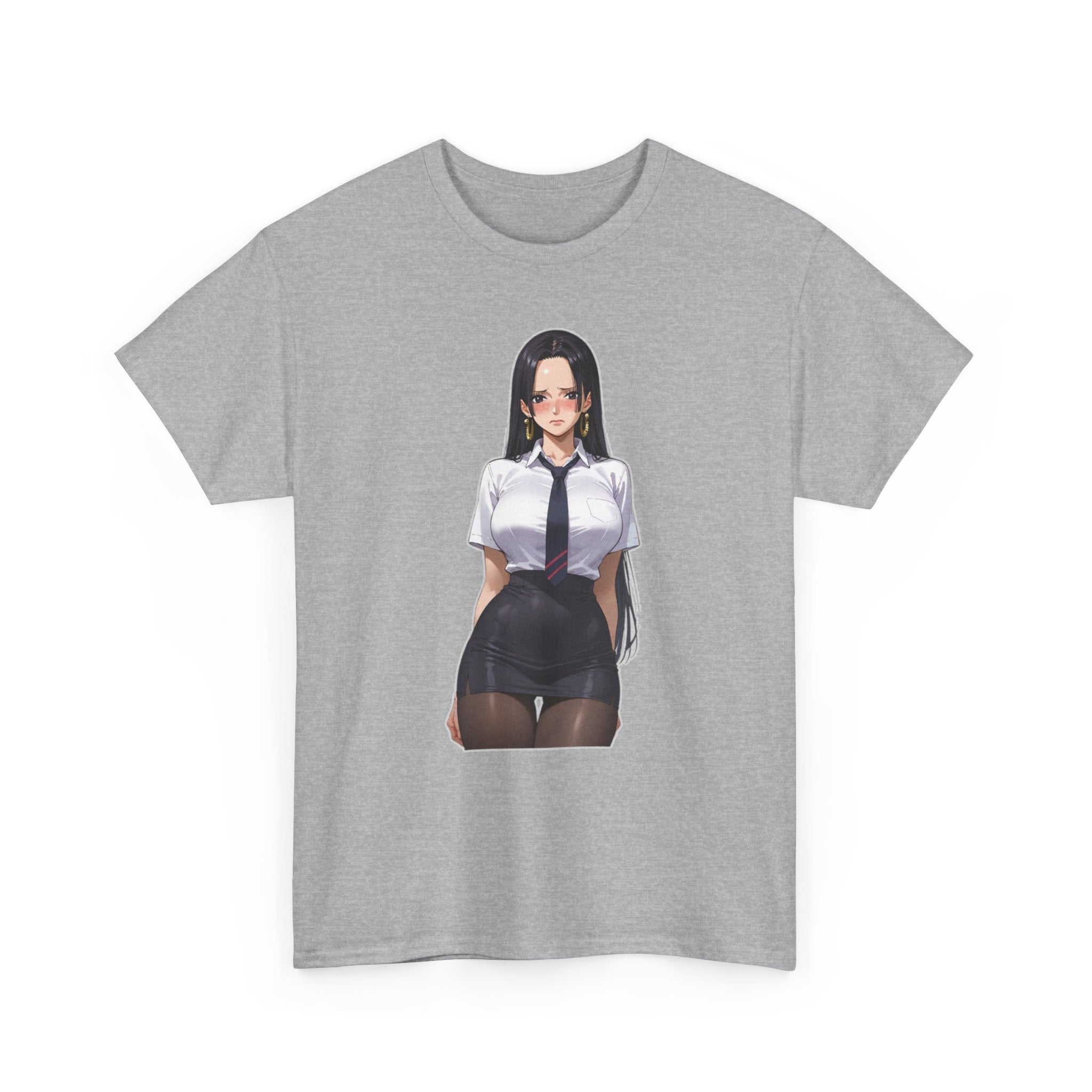 Nico Robin Office Lady Blushing Unisex Heavy Cotton Tee