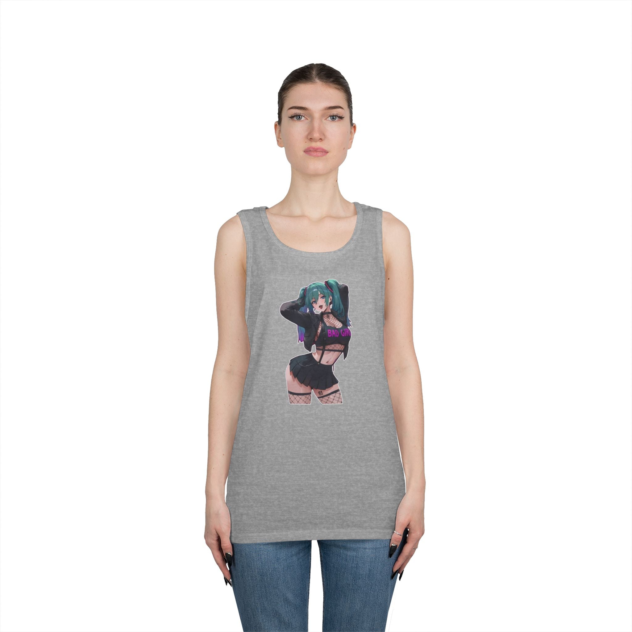 Hatsune Miku Baddie Heavy Cotton Tank Top