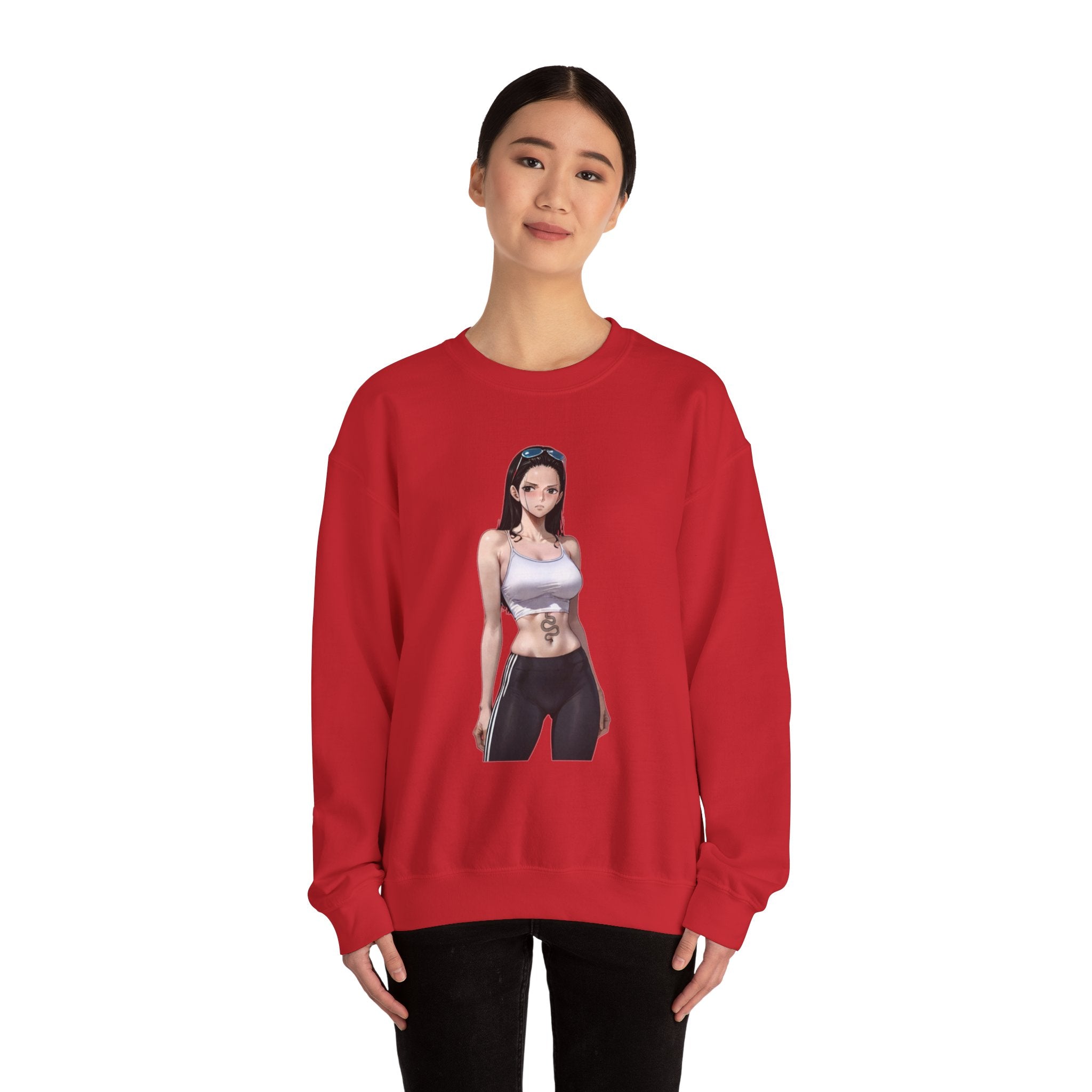 Copy of Nico Robin Catgirl Casual Anime Unisex Heavy Blend™ Crewneck Sweatshirt