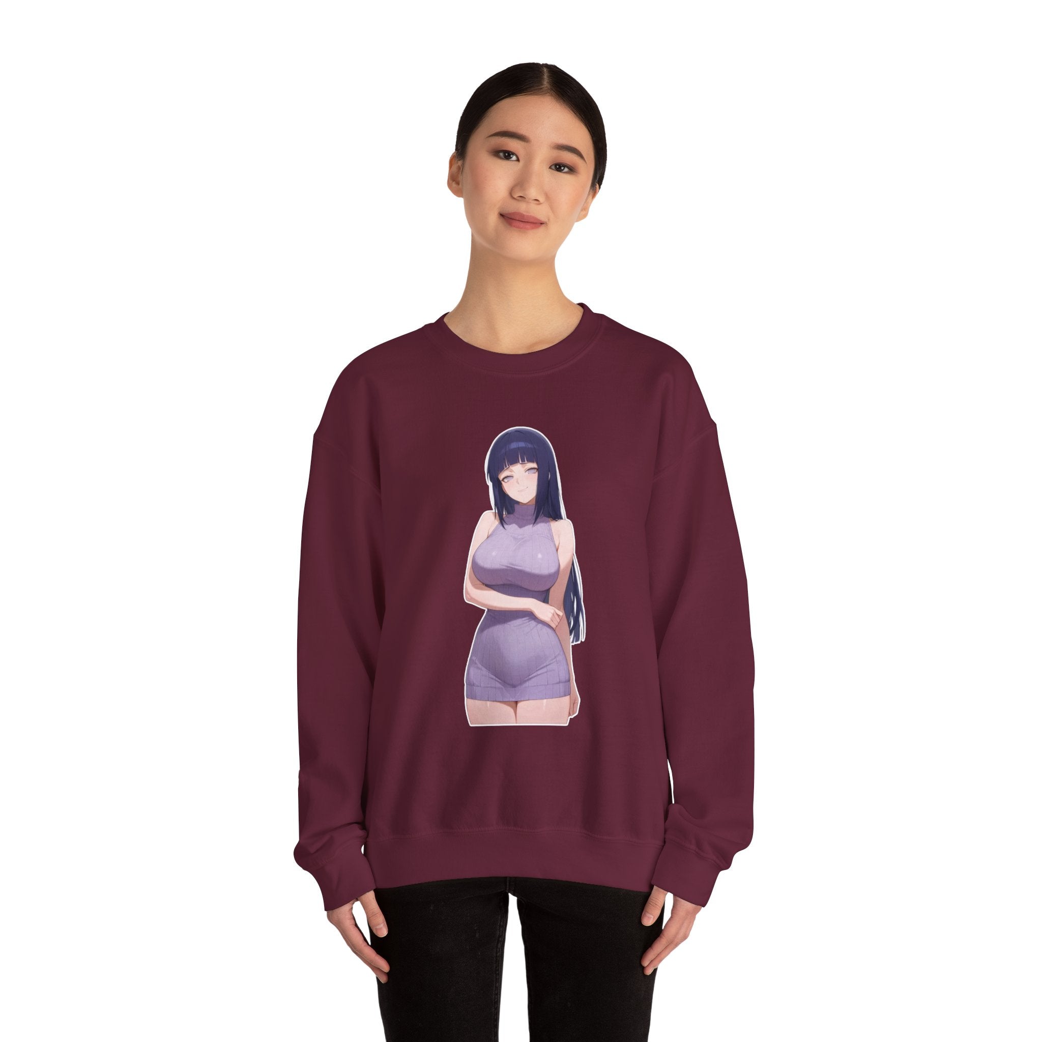 Hinata Waifu Unisex Heavy Blend™ Crewneck Sweatshirt