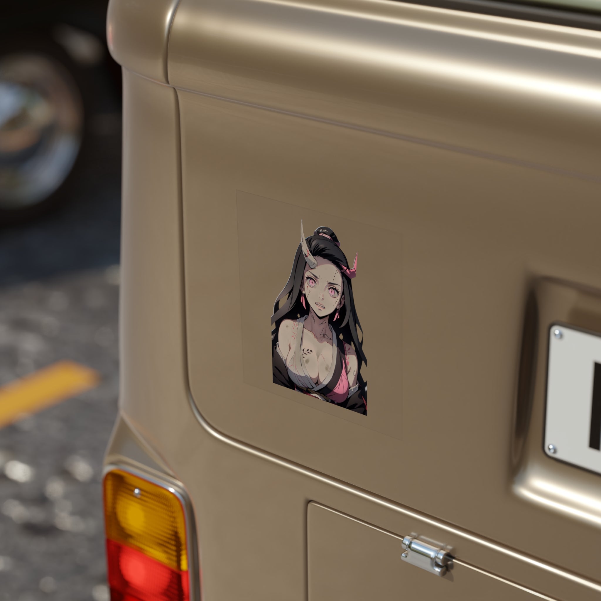 Nezuko Devil Waifu Sticker