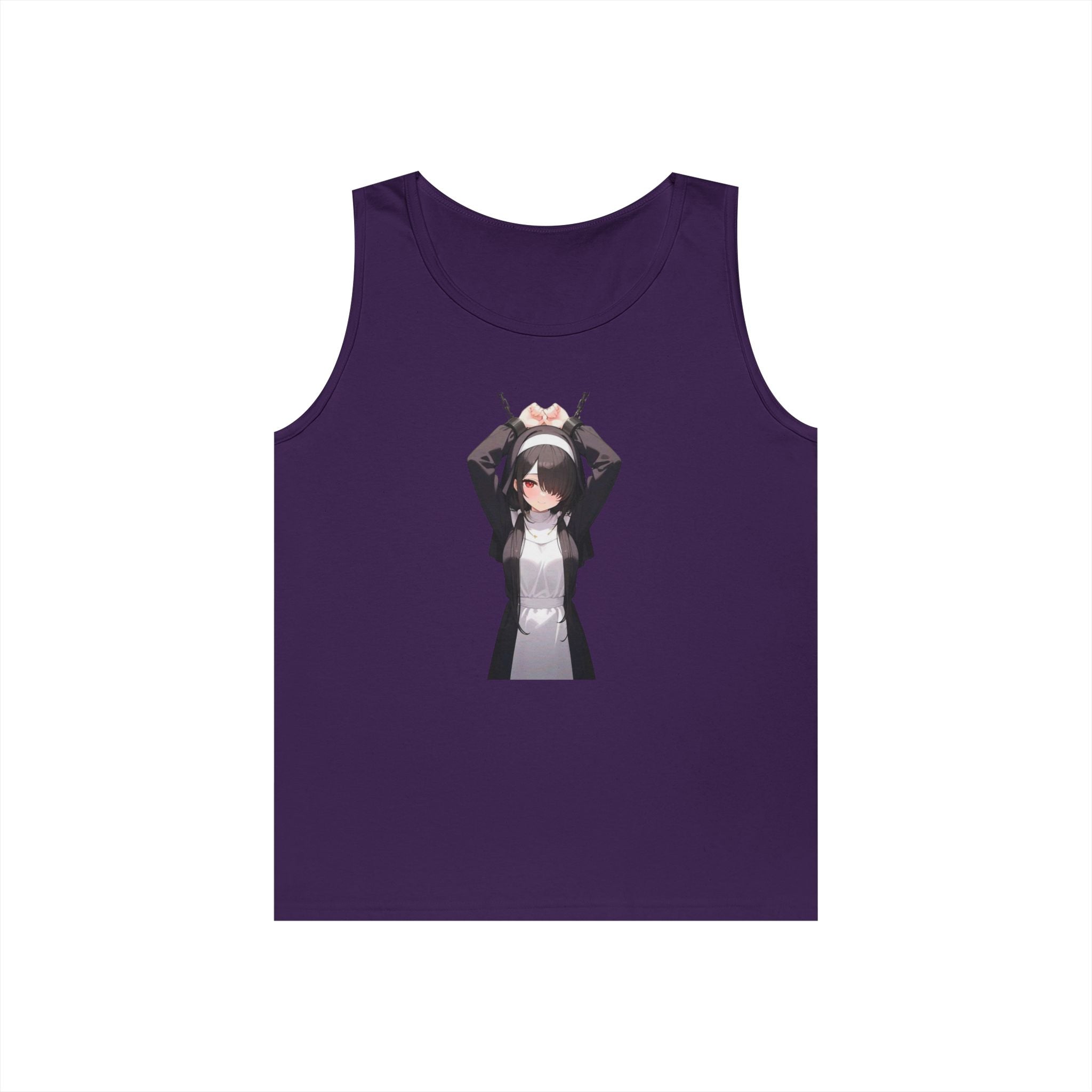 Tokisaki Kurum Nun Gothic Anime Heavy Cotton Tank Top