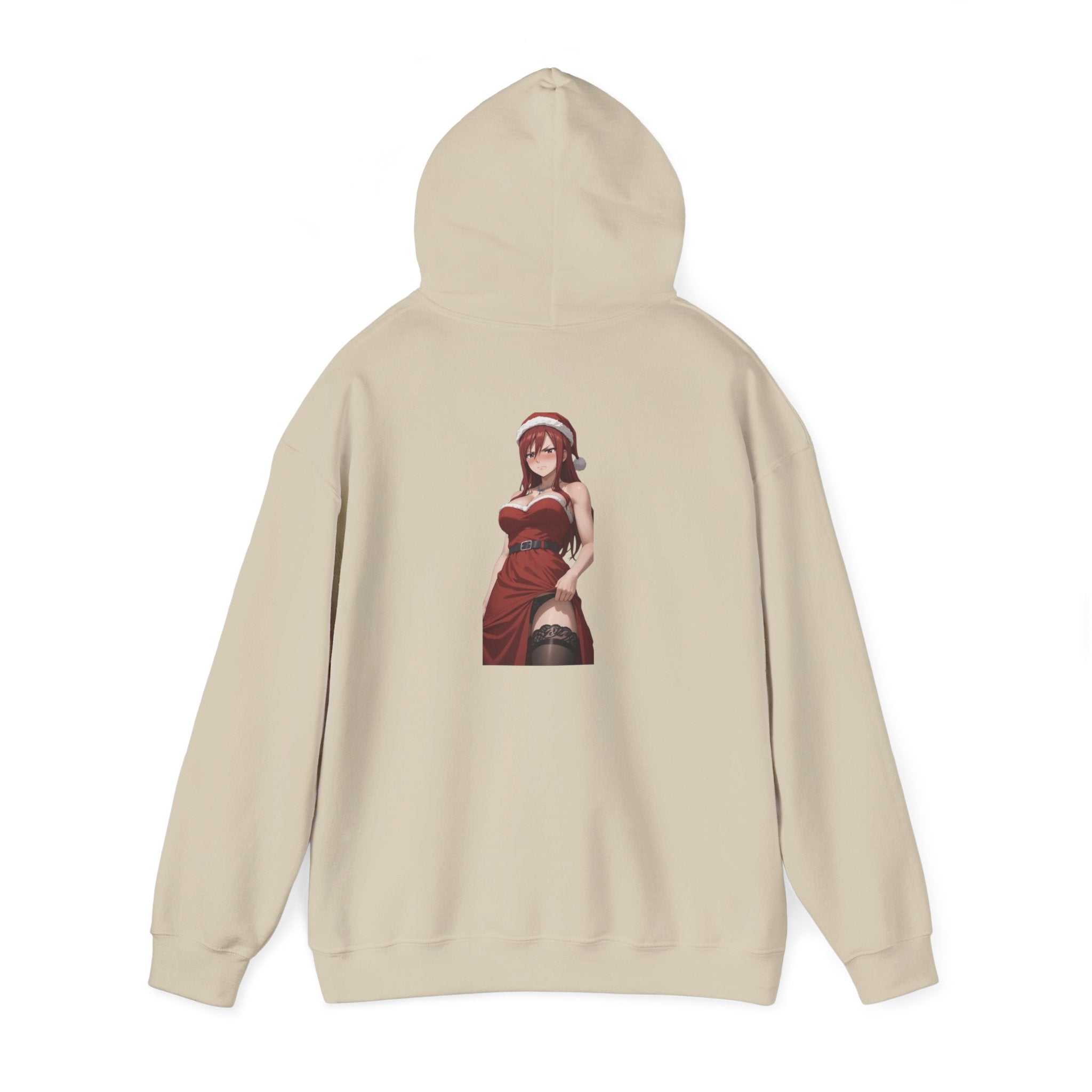 Ezra Scarlet Christmas Themed Angry Anime Unisex Heavy Blend™ Hooded Sweatshirt