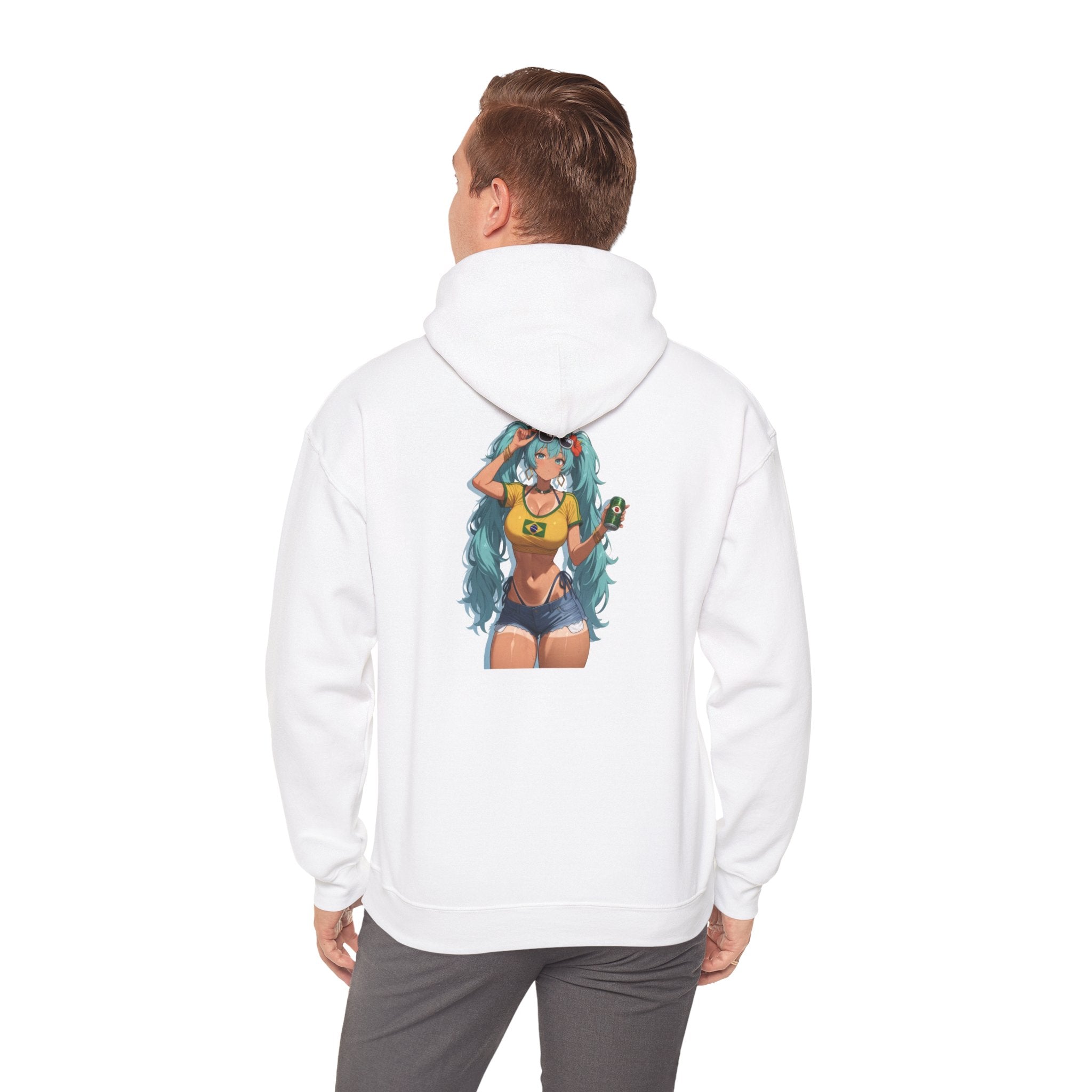 Hatsune Miku Brazil Girl Unisex Heavy Blend™ Hooded Sweatshirt