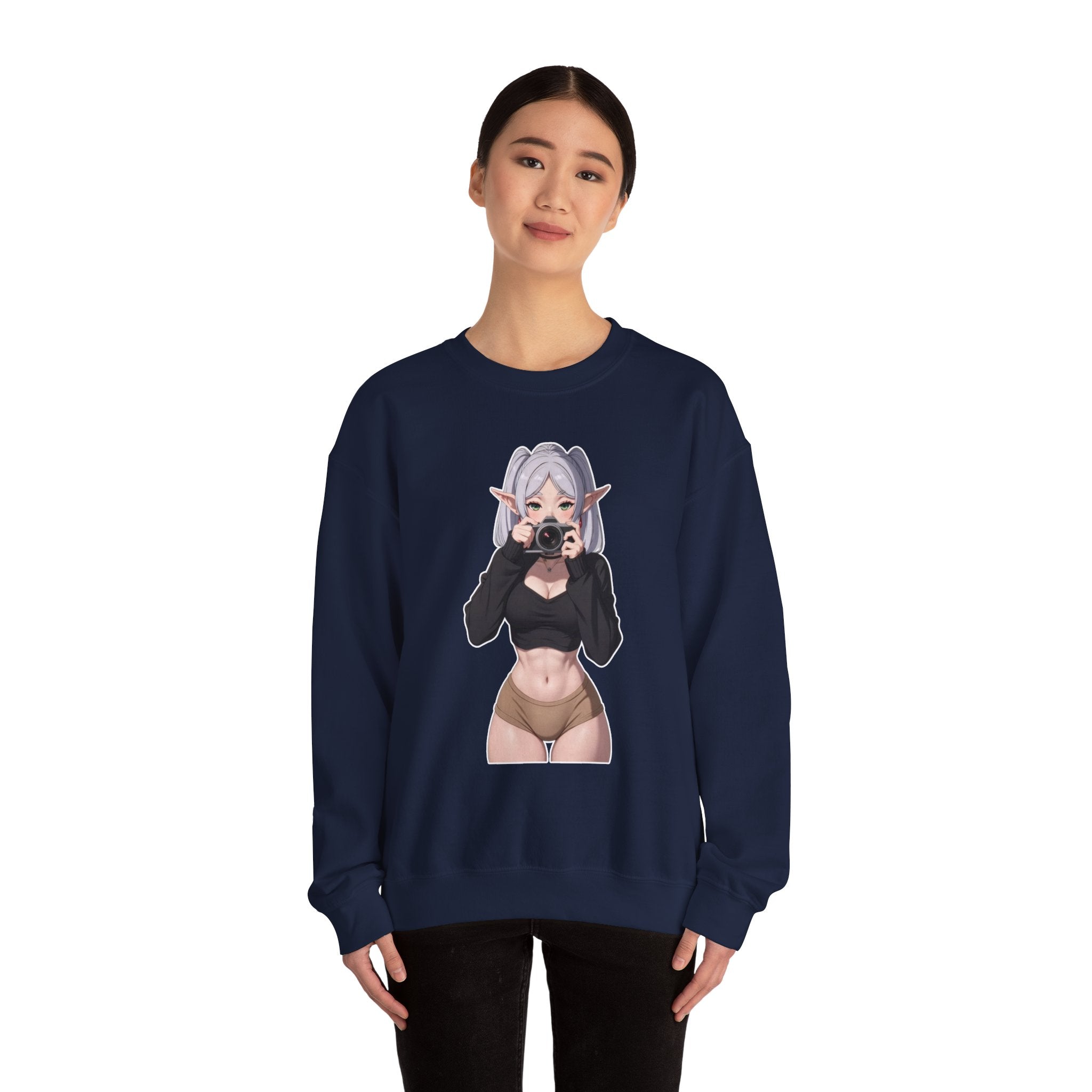Frieren Cute Unisex Heavy Blend™ Crewneck Sweatshirt