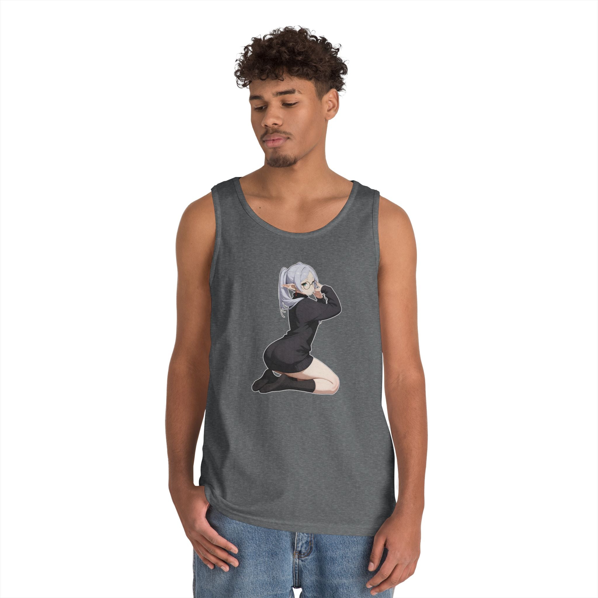 Cute Frieren Heavy Cotton Tank Top