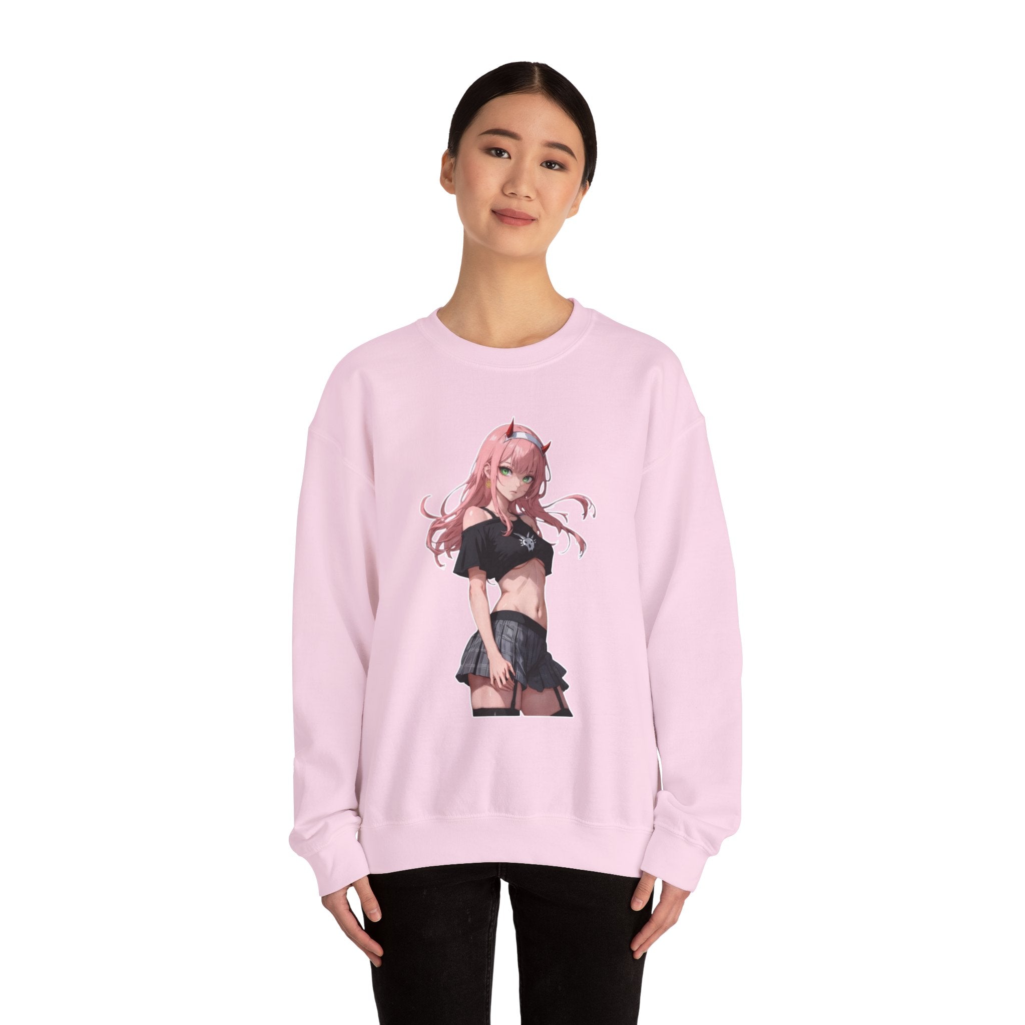 Zero Two Streetwear Style Unisex Heavy Blend™ Crewneck Sweatshirt