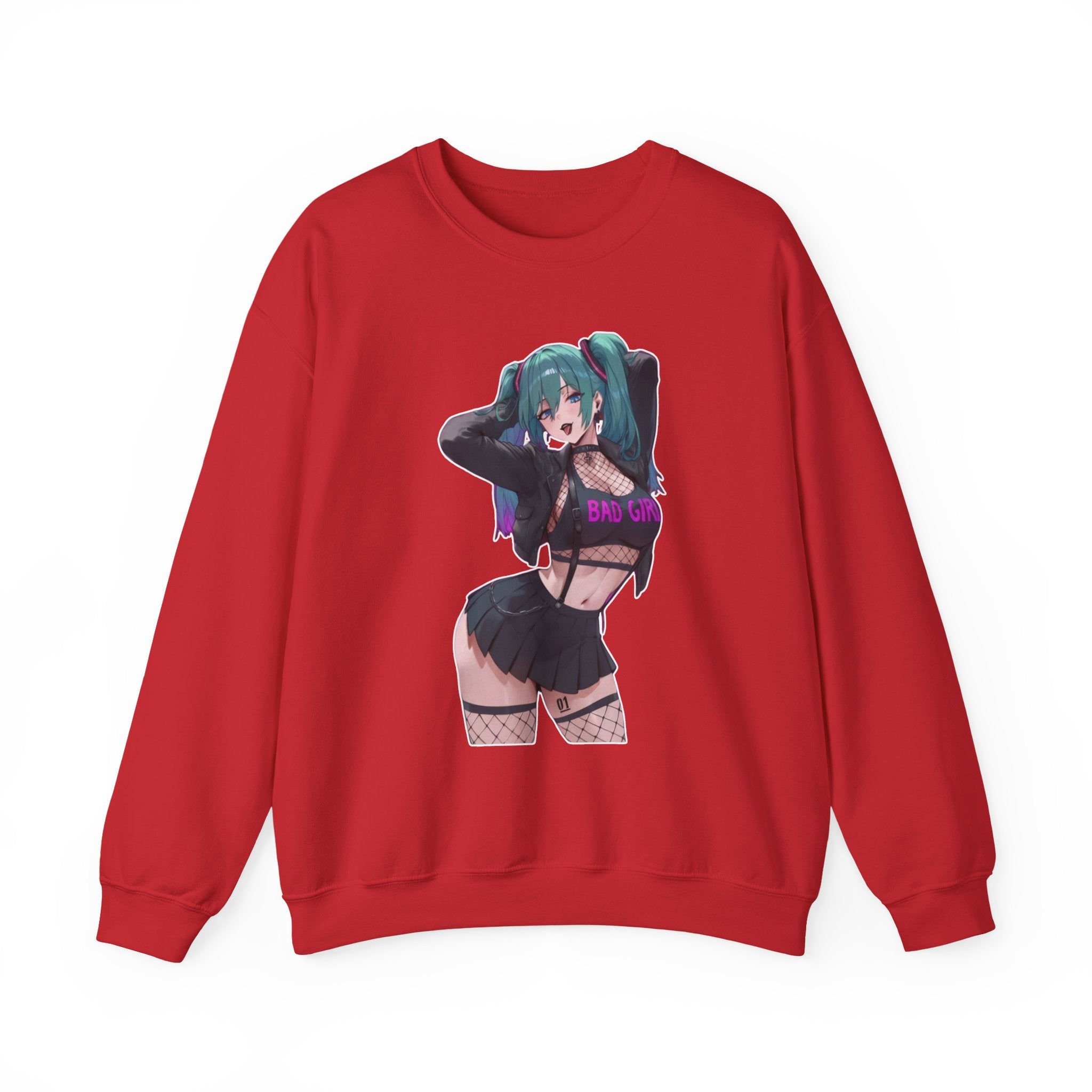 Hatsune Miku Baddie Unisex Heavy Blend™ Crewneck Sweatshirt