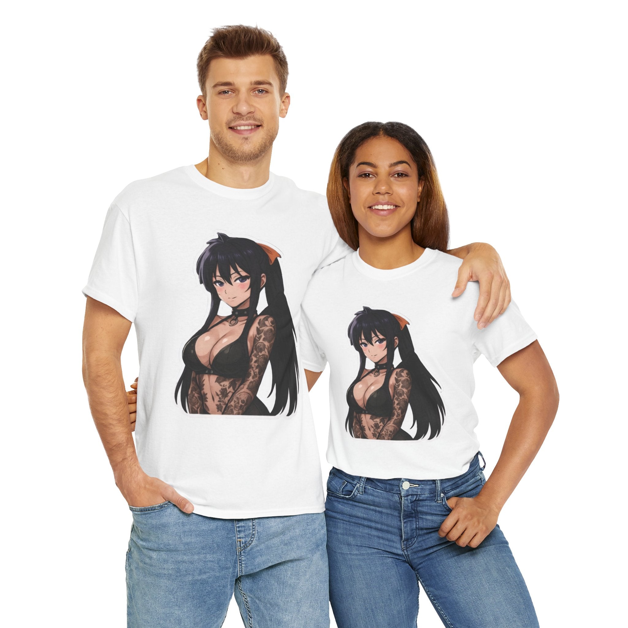 Akeno Himejima Unisex Heavy Cotton Tee