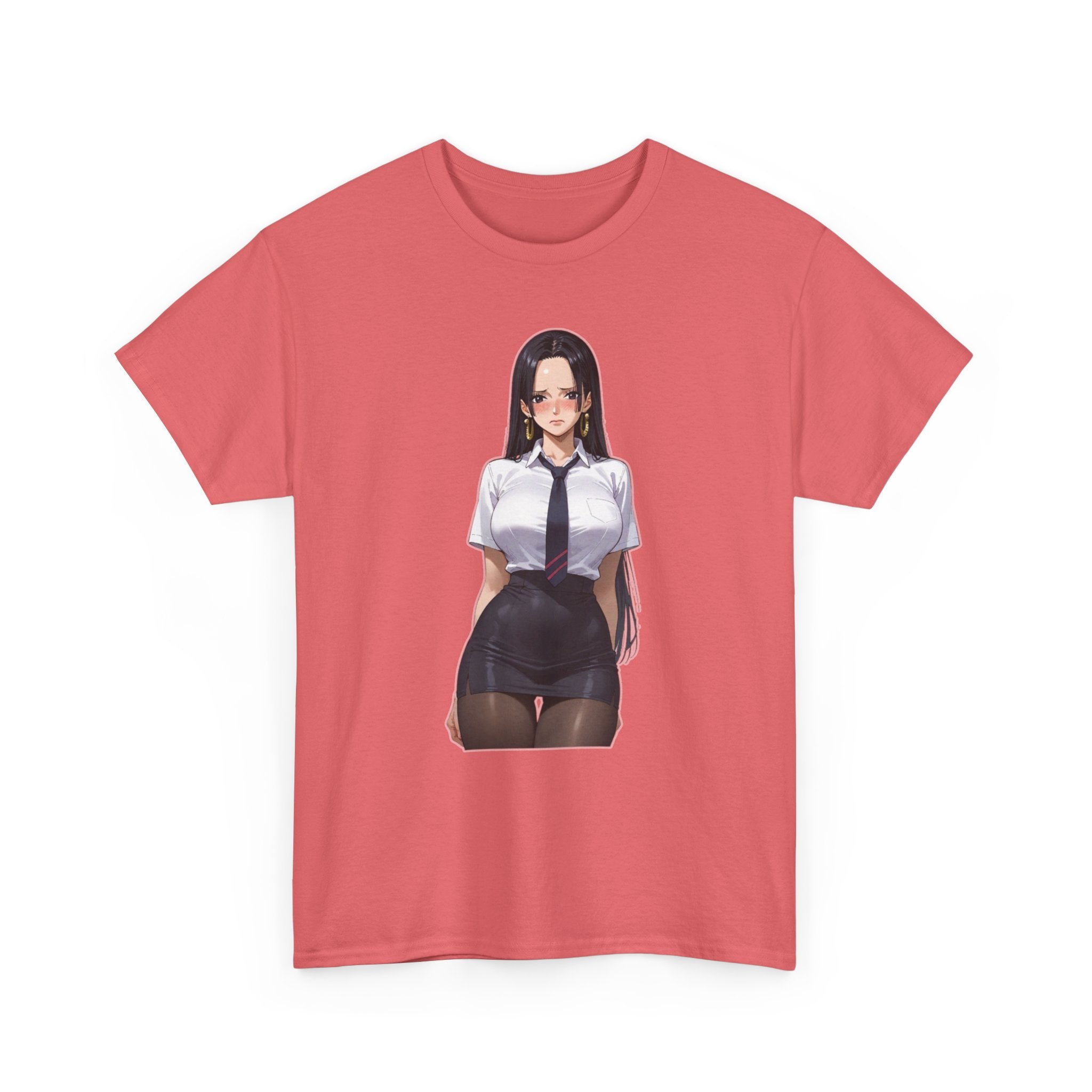 Nico Robin Office Lady Blushing Unisex Heavy Cotton Tee