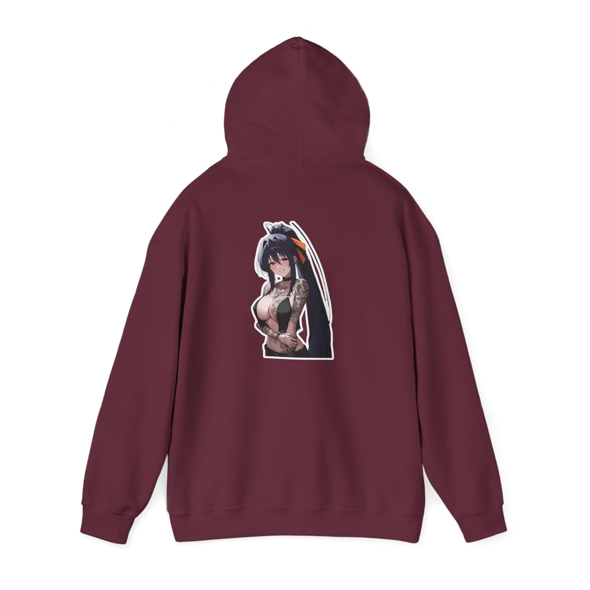 Akeno Himejima Gothic Tattooed Unisex Heavy Blend™ Hooded Sweatshirt