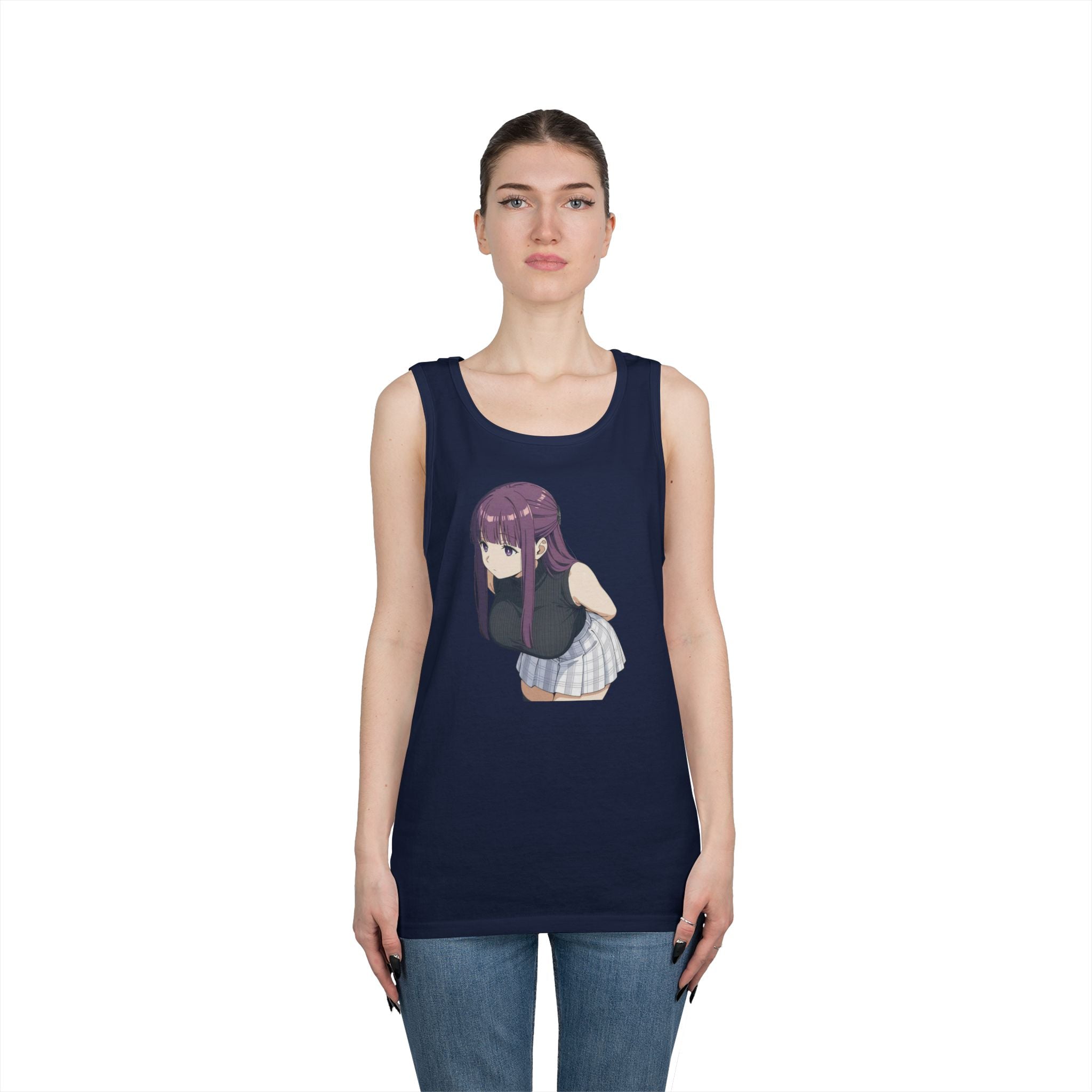 Fern Anime Heavy Cotton Tank Top