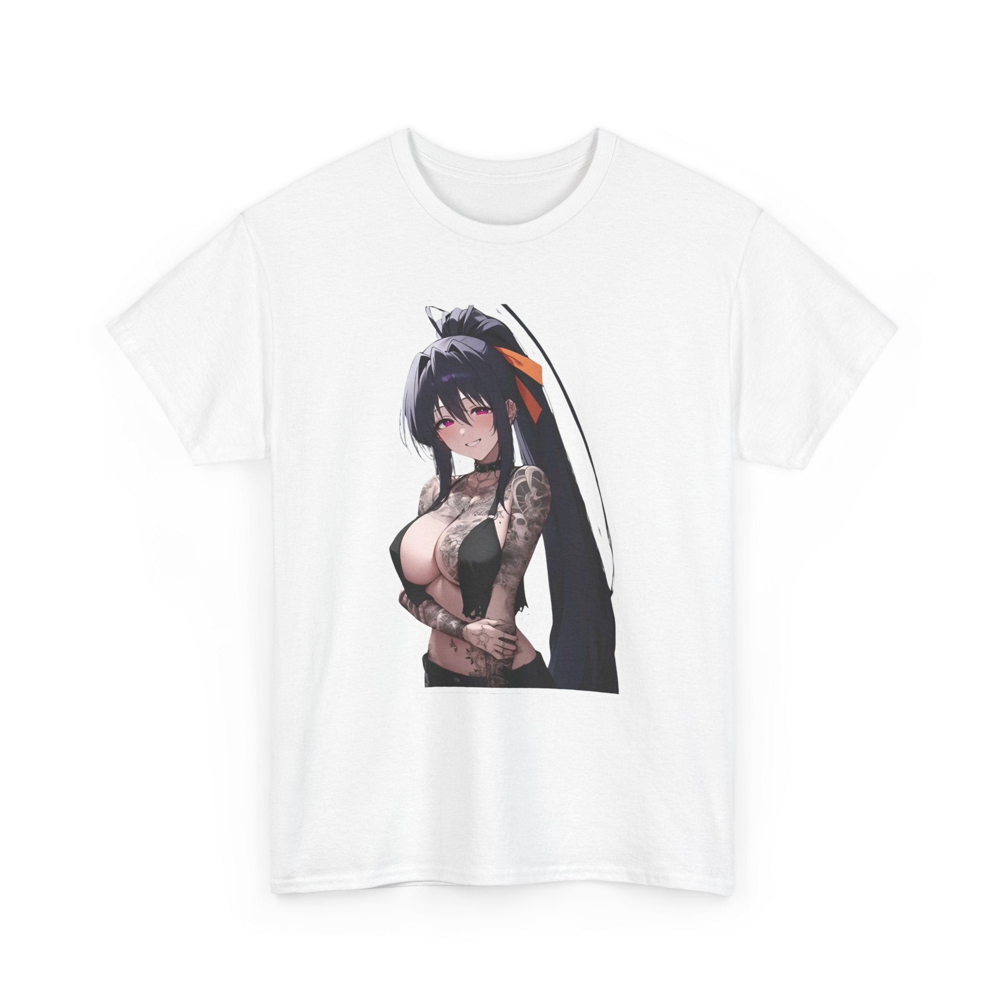 Akeno Himejima Gothic Tattooed Unisex Heavy Cotton Tee